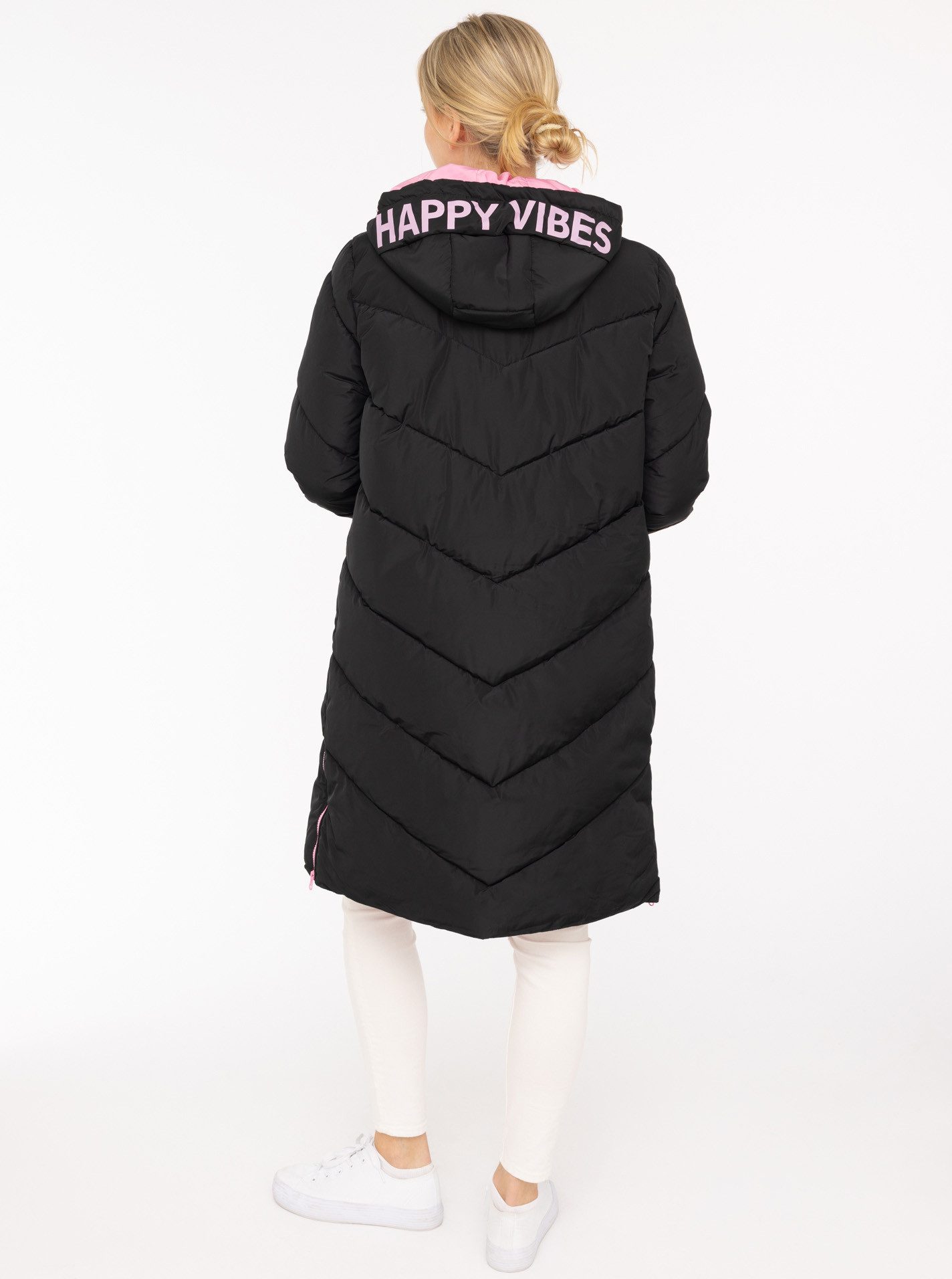 Zwillingsherz Gewatteerde jas "Happy Vibes"