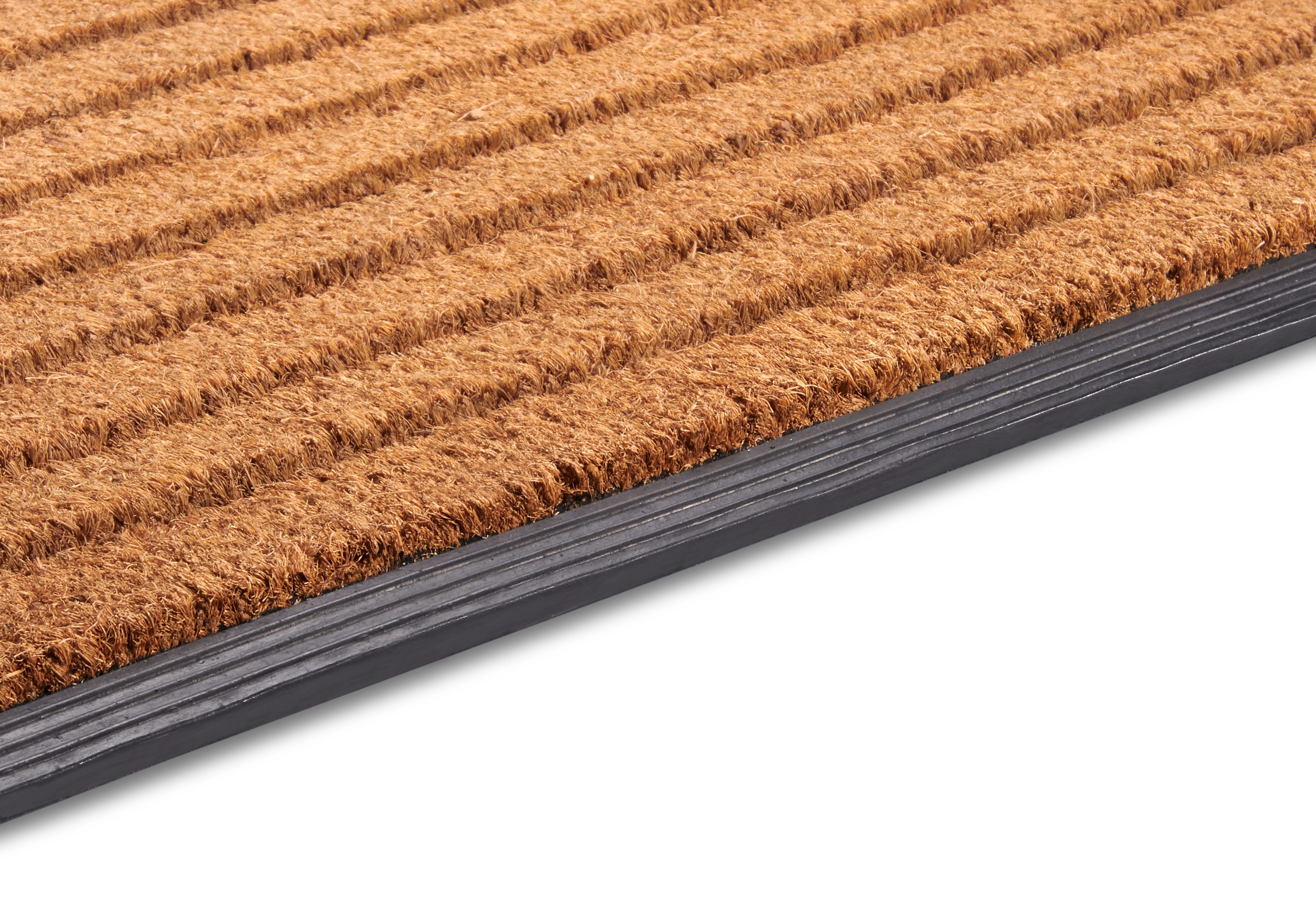 HANSE Home Mat Mix Mats Gummi Kokos Striped, deurmat Slijtvast, onderhoudsvriendelijk, robuust, weerbestendig, UV-bestendig