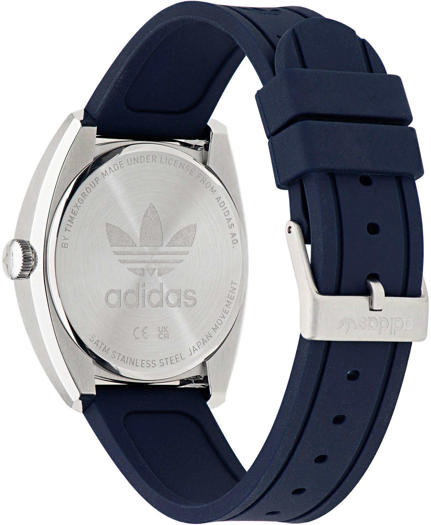 adidas Originals Kwartshorloge EDITION ONE Polshorloge, dames, herenhorloge, unisex, analoog, leren band