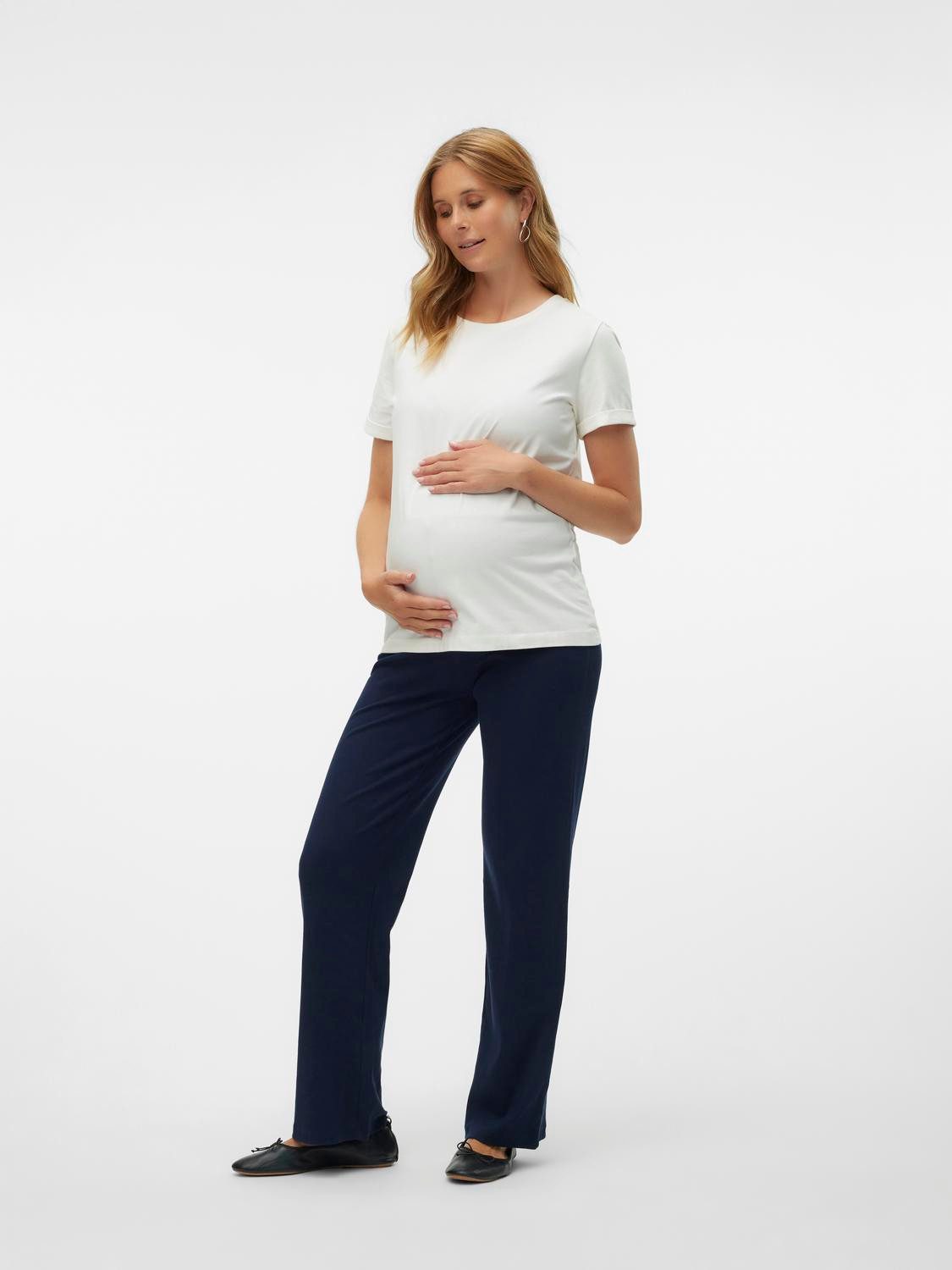 Mamalicious Zwangerschapsbroek MLEMILY JRS HW RELAXED LEGGINGS NOOS