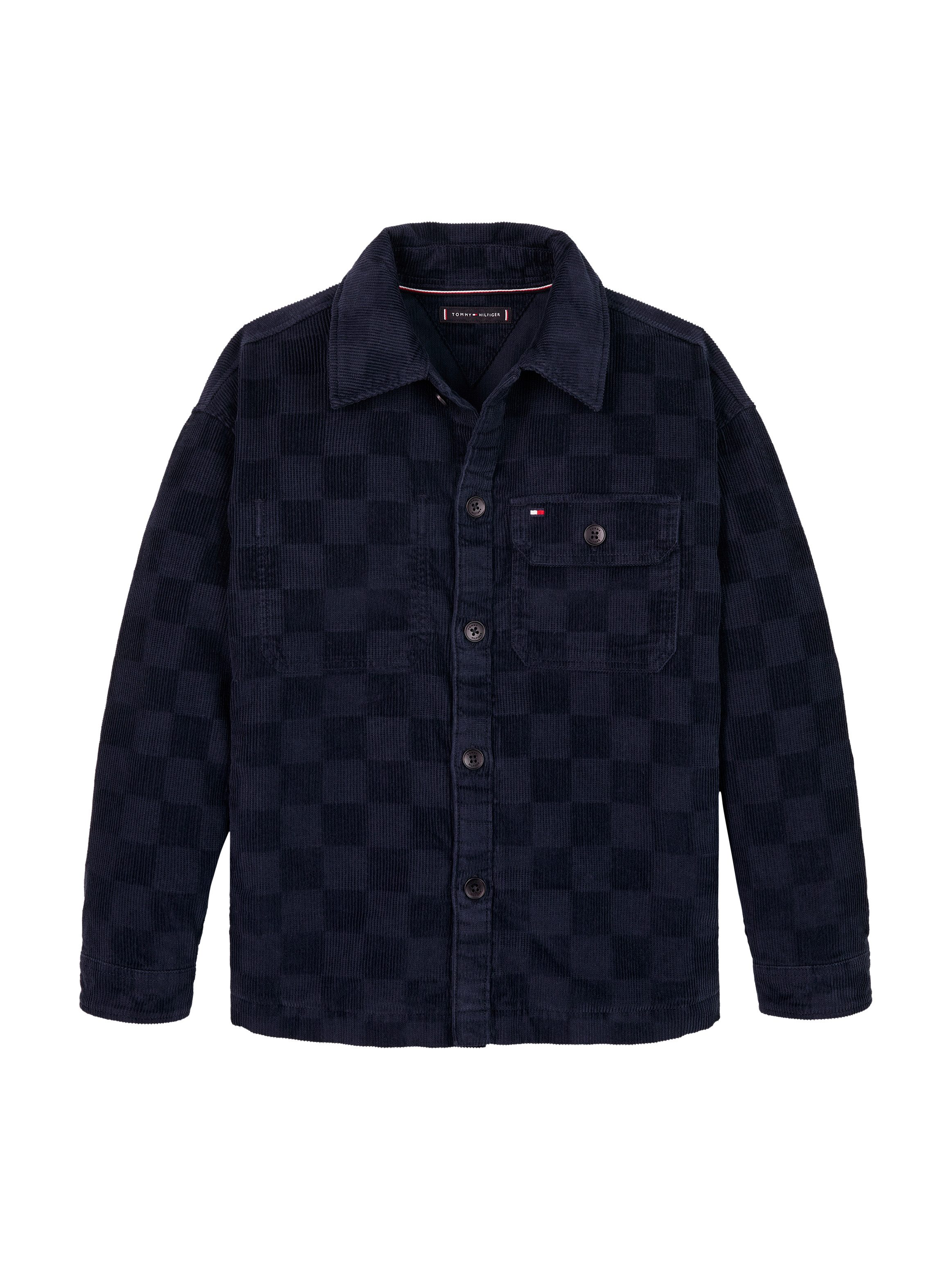Tommy Hilfiger Overhemd met lange mouwen CHECKERBOARD CORDUROY SHIRT LS