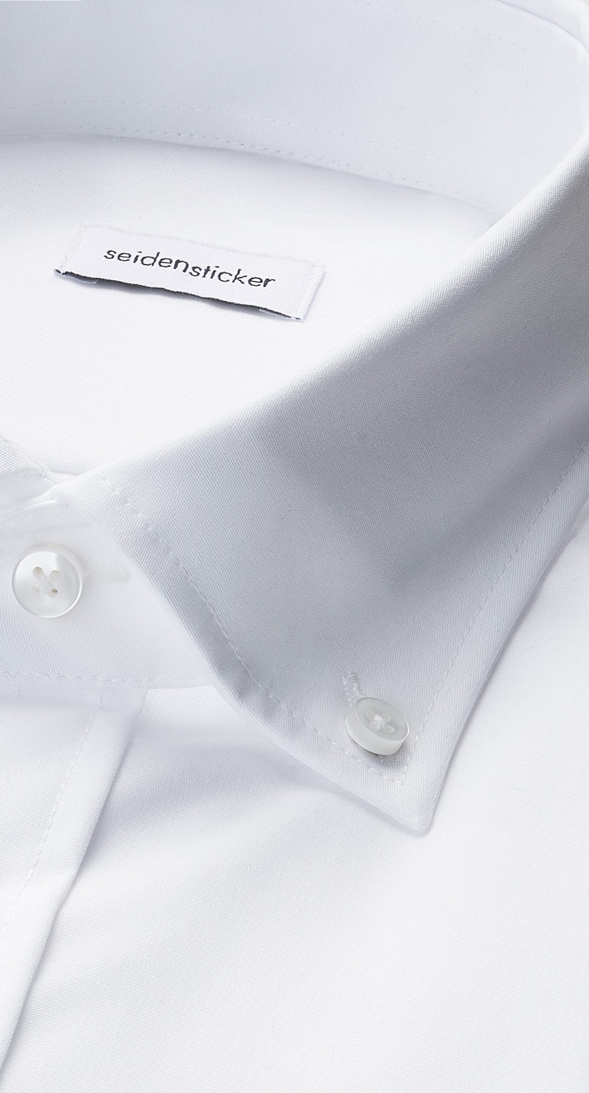 seidensticker Businessoverhemd Zwarte roos Regular 1/1 button-down kraag effen