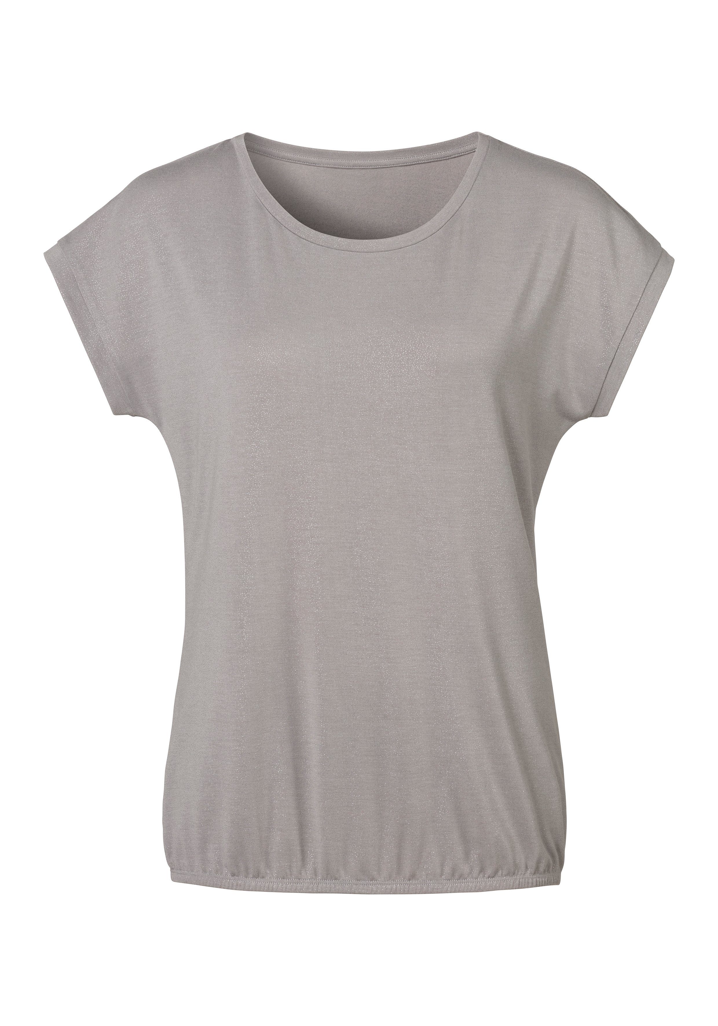 Vivance Shirt met ronde hals Met subtiele glanzend druk van zachte viscosekwaliteit