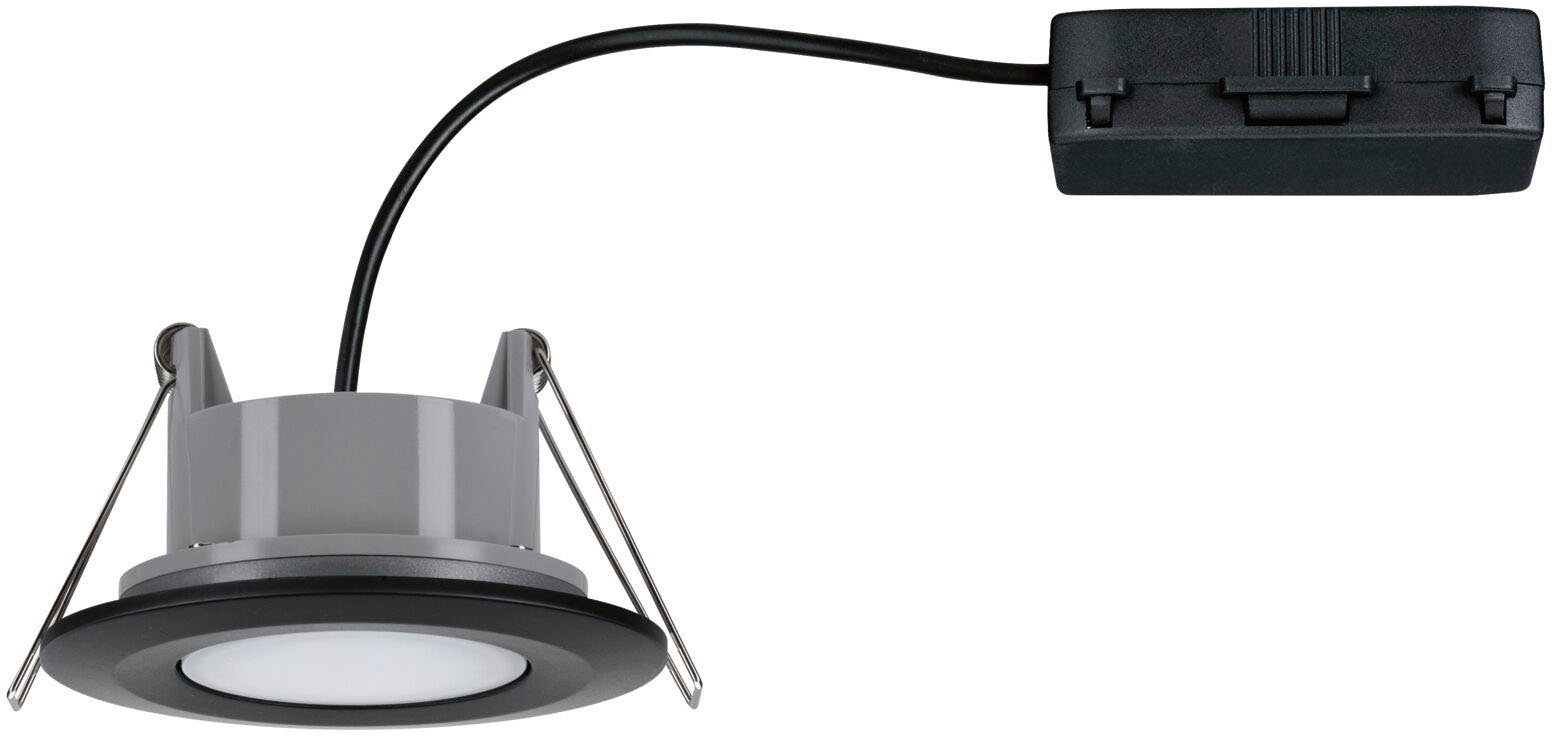Paulmann Ledinbouwlamp Calla 1x680lm 4000K 6W 230V zwart mat
