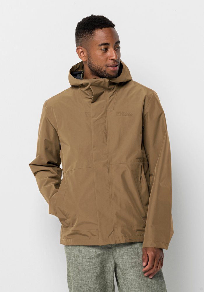 Jack Wolfskin Outdoorjack BAYDREAM JACKET M heren outdoorjassen maat XL (54/56) beige