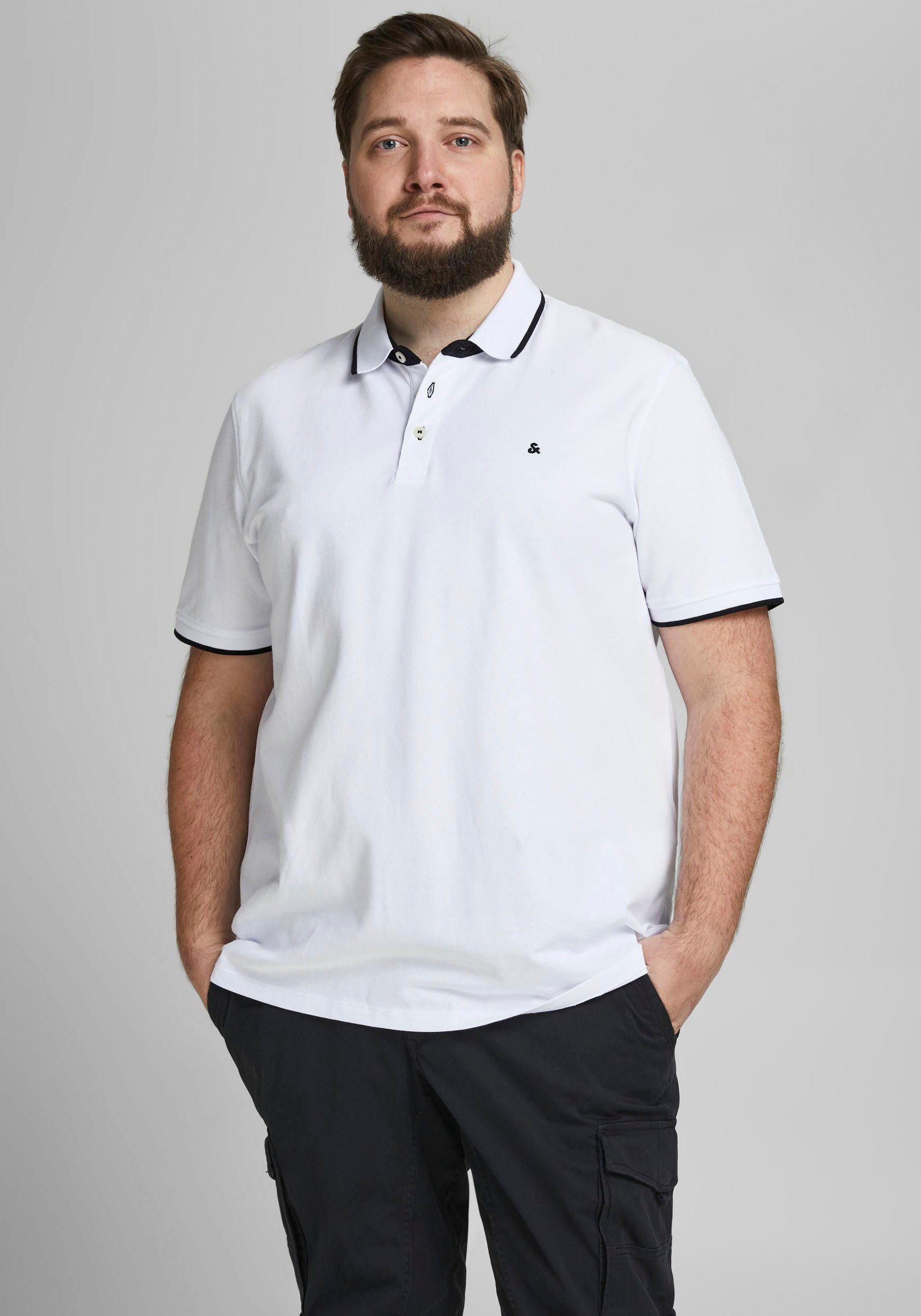 Jack & Jones PlusSize Poloshirt JJEPAULOS POLO SS NOOS PLS