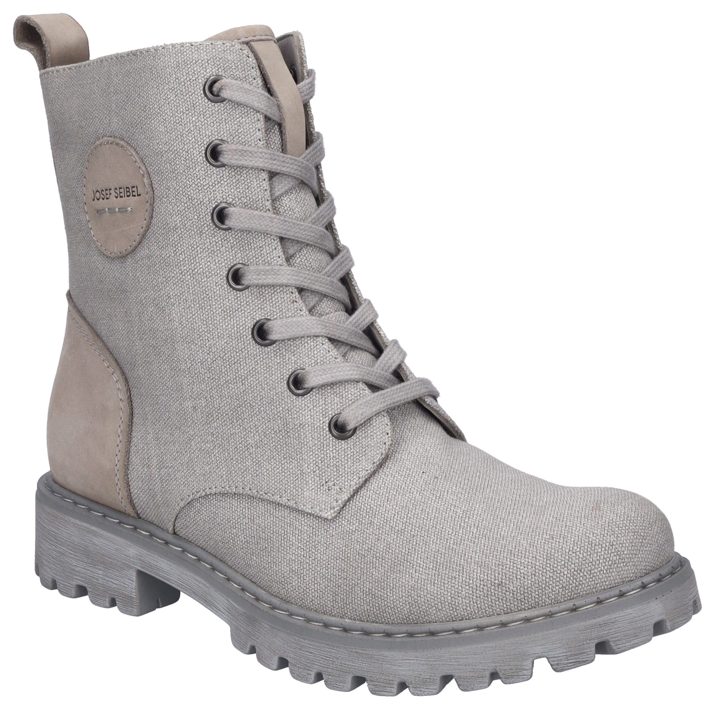 Josef Seibel Hoge veterschoenen Marta 26 blokhak, veterschoen, laarsjes met verwisselbare binnenzool dames veterlaarsjes maat 42 grijs