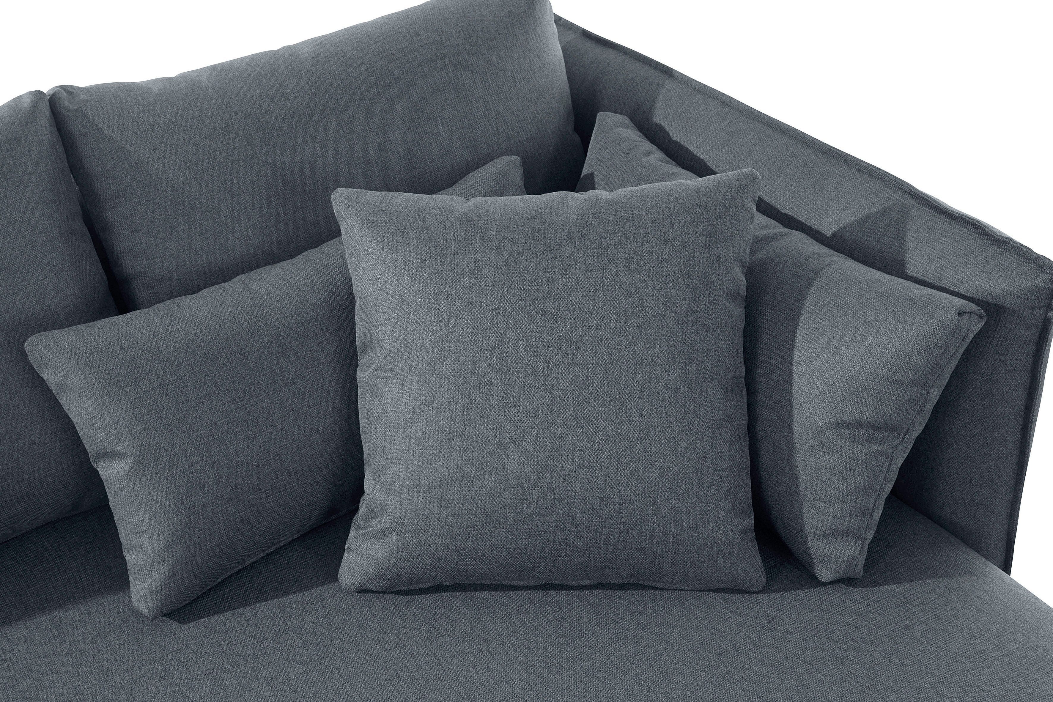 andas Ottomane Nöre korte lounge-module - zelf samenstellen, breedte 138 cm, diepte 128 cm