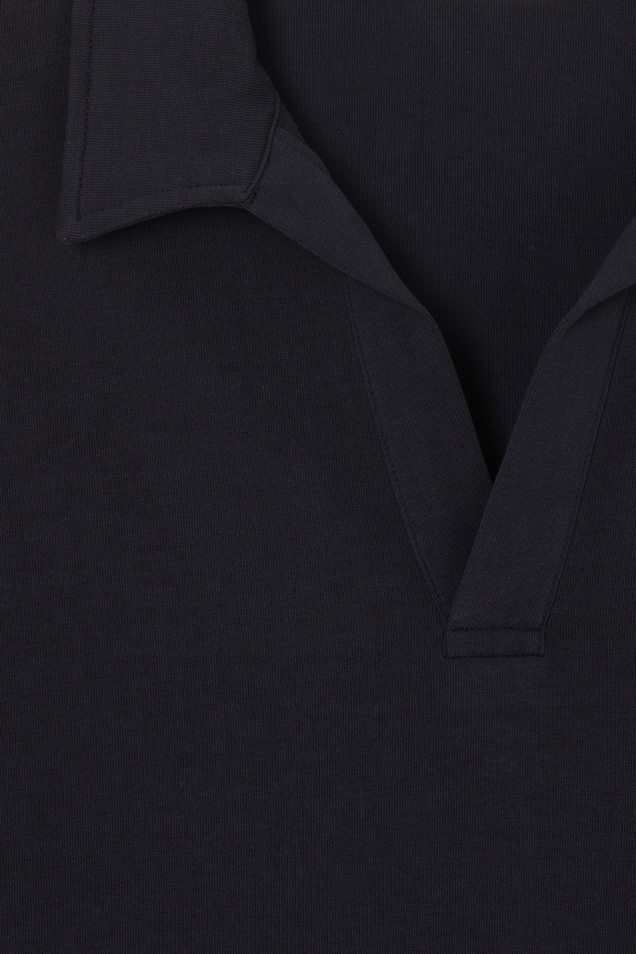 Marc O'Polo Poloshirt met lange mouwen Heavy Jersey-Woven met sportief kraagontwerp