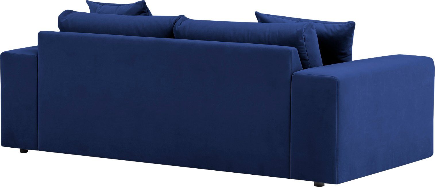 andas 2-zitsbank SLEETLAND XXL in fluweel of vintage lederlook