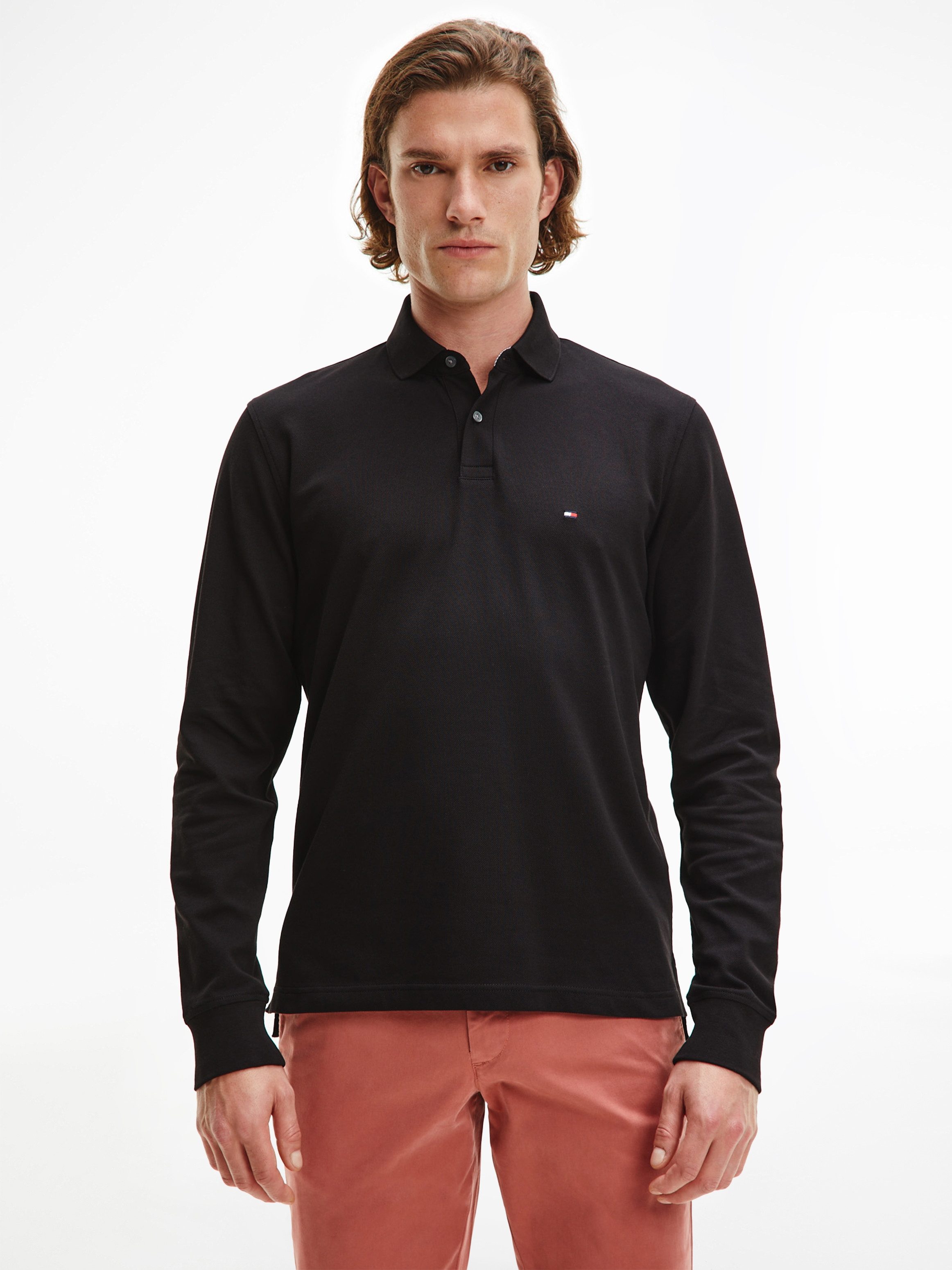Tommy Hilfiger Poloshirt met lange mouwen 1985 REGULAR LS POLO