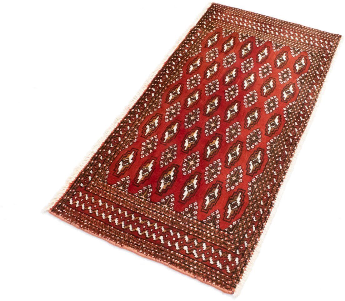 morgenland Wollen kleed Turkaman vloerkleed met de hand geknoopt rood