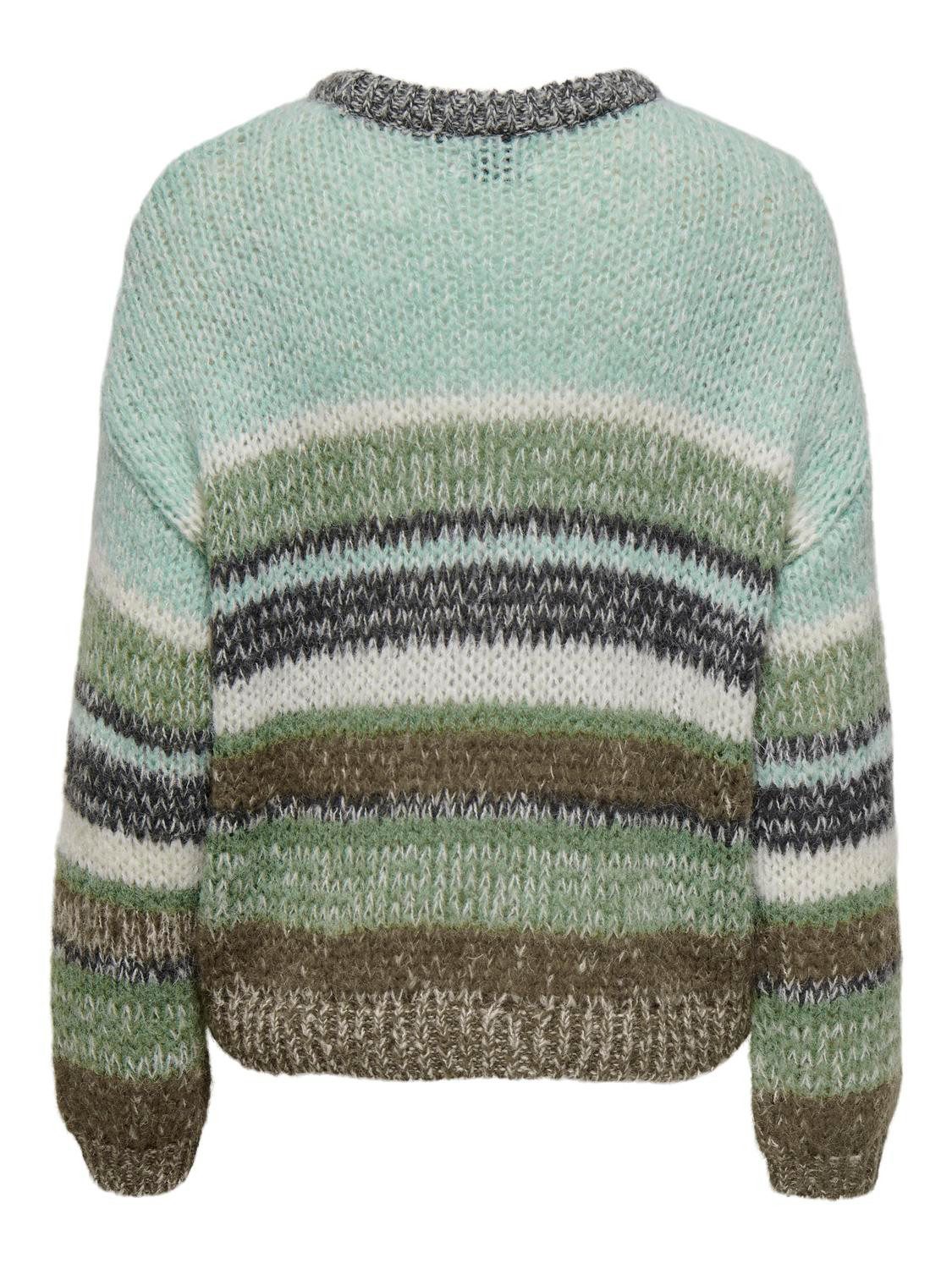 Only Trui met ronde hals ONLALYSSA L/S LIFE O-NECK CC KNT