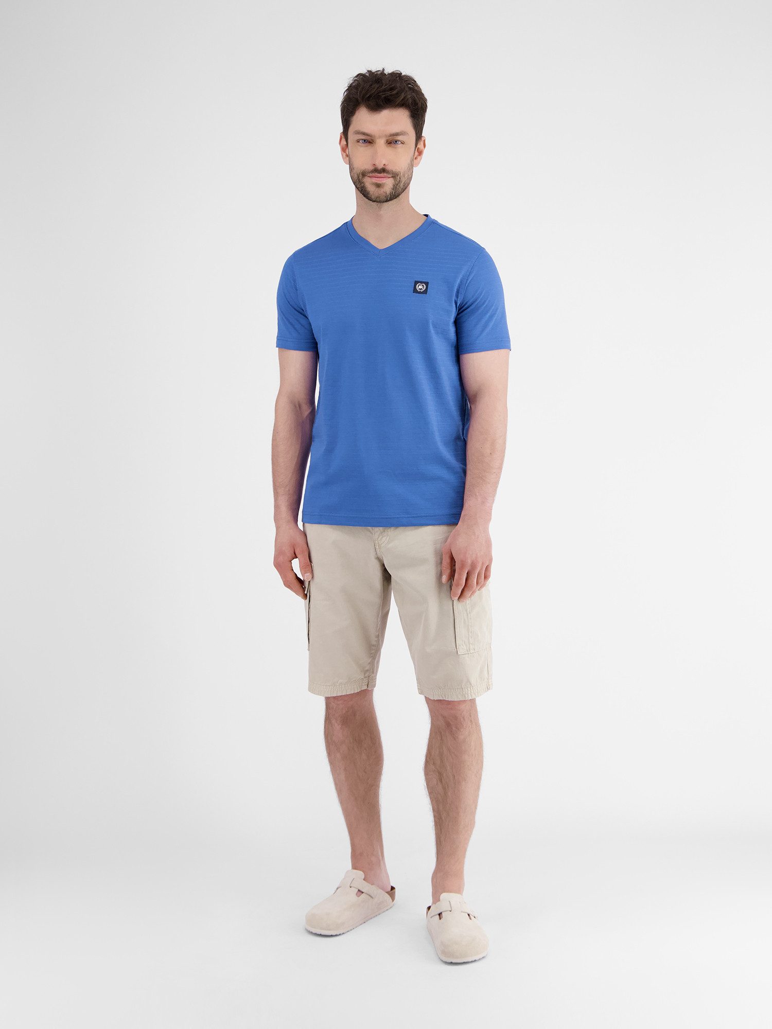 Lerros T-shirt LERROS heren T-shirt met V-hals