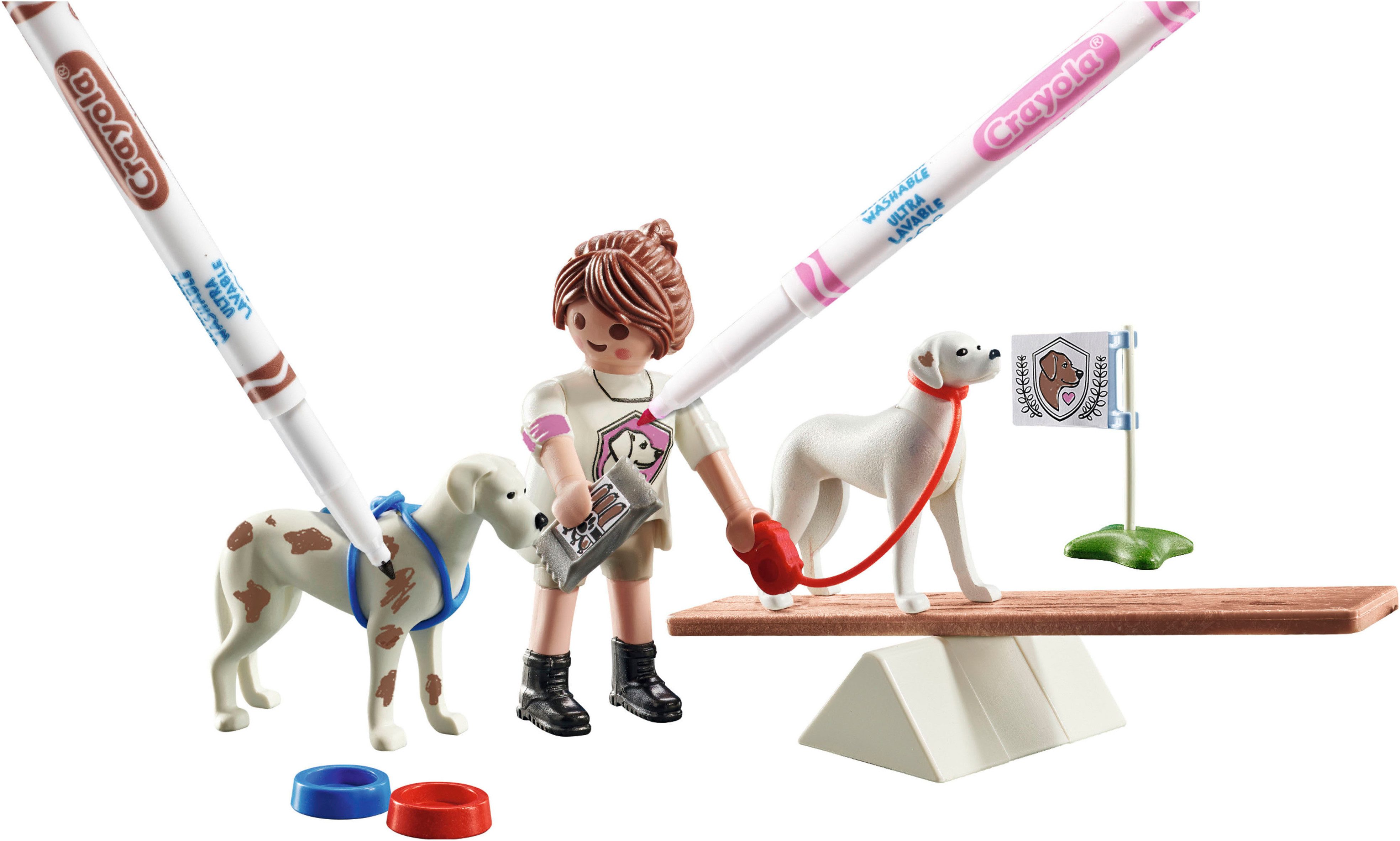 Playmobil® Constructie-speelset Hondentraining (71517), Color (17-delig)