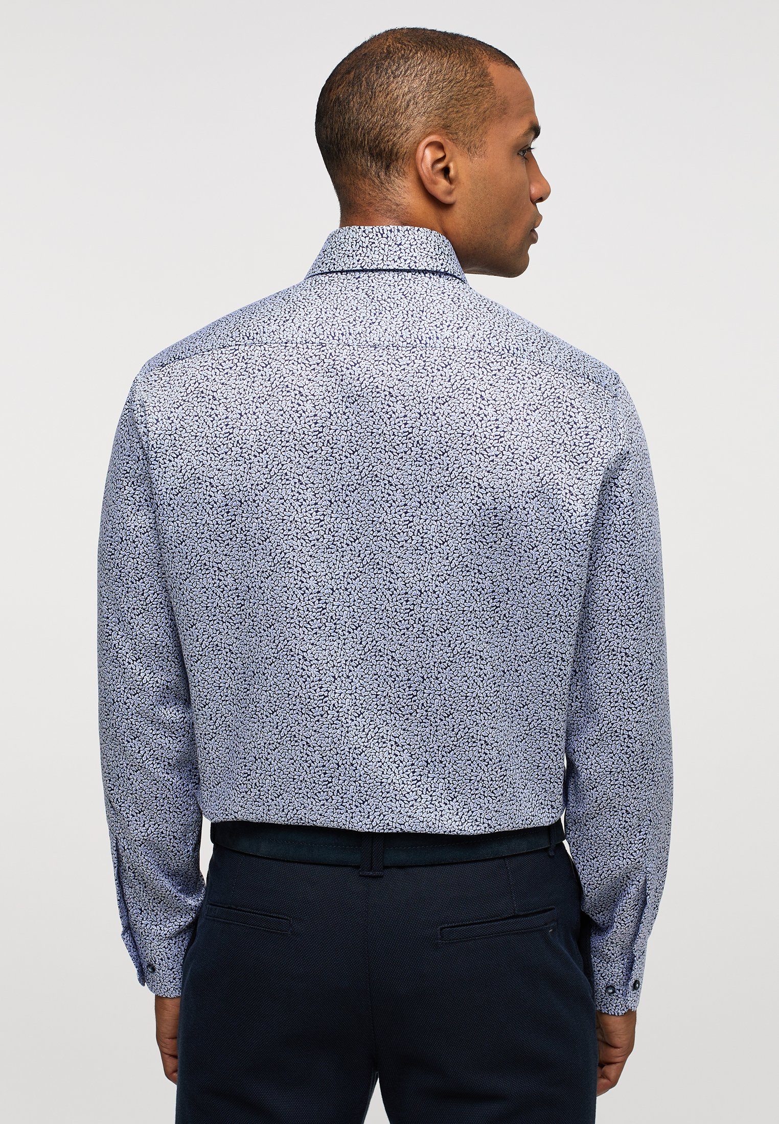 Eterna Overhemd met lange mouwen MODERN FIT NON IRON (strijkvrij)