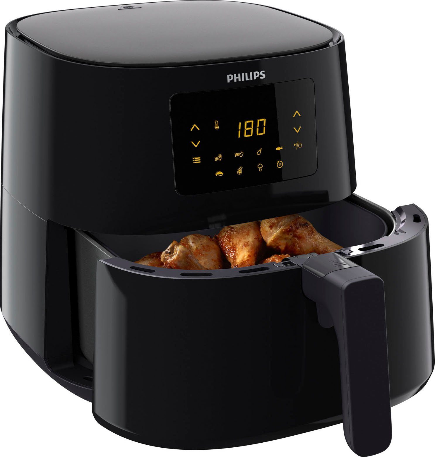 Philips Airfryer XL HD9270/90, 6,2 l met 7 instellingen en warmhoudfunctie, digitaal display