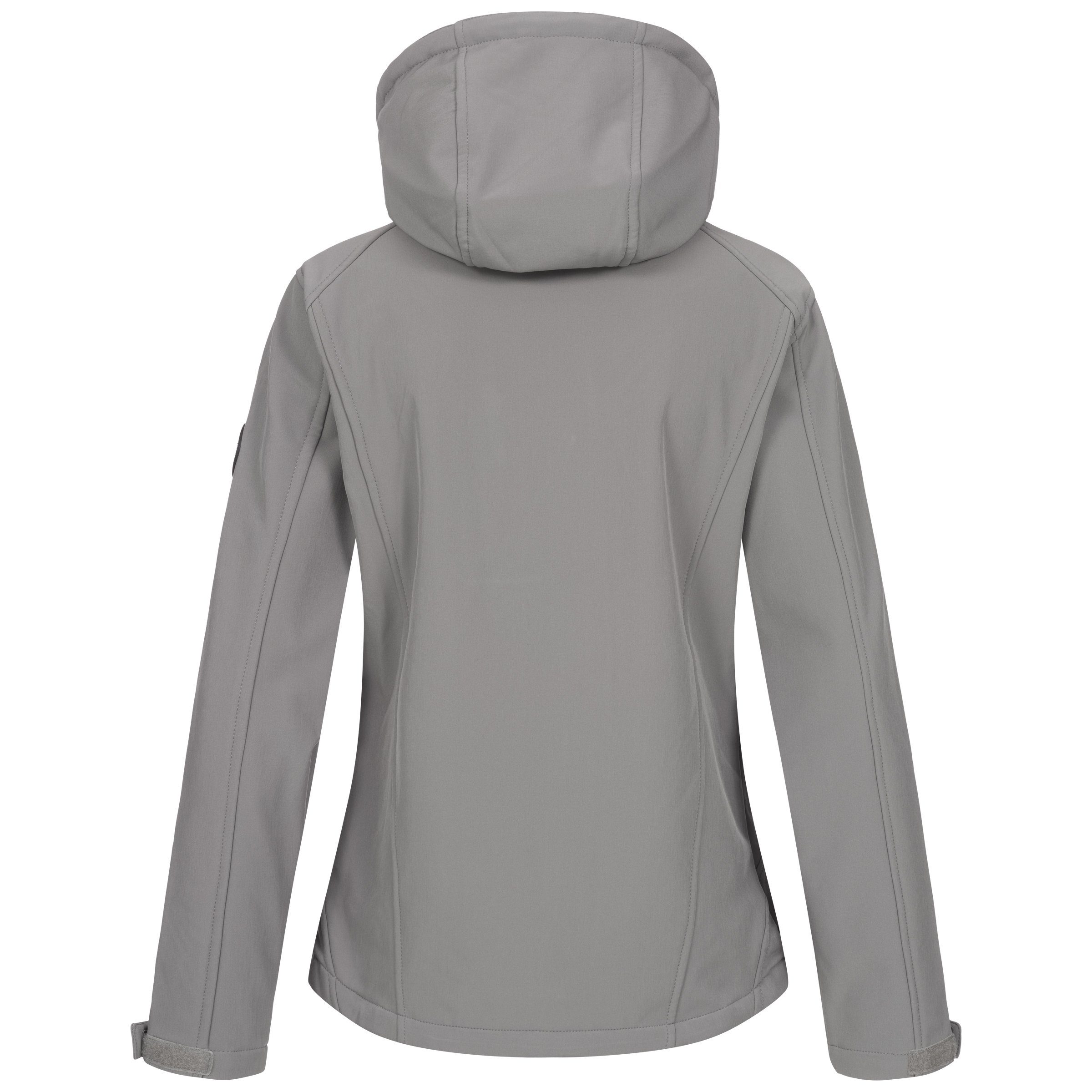 DEPROC Active Softshell-jack PEAK CREEK WOMEN met afneembare capuchon