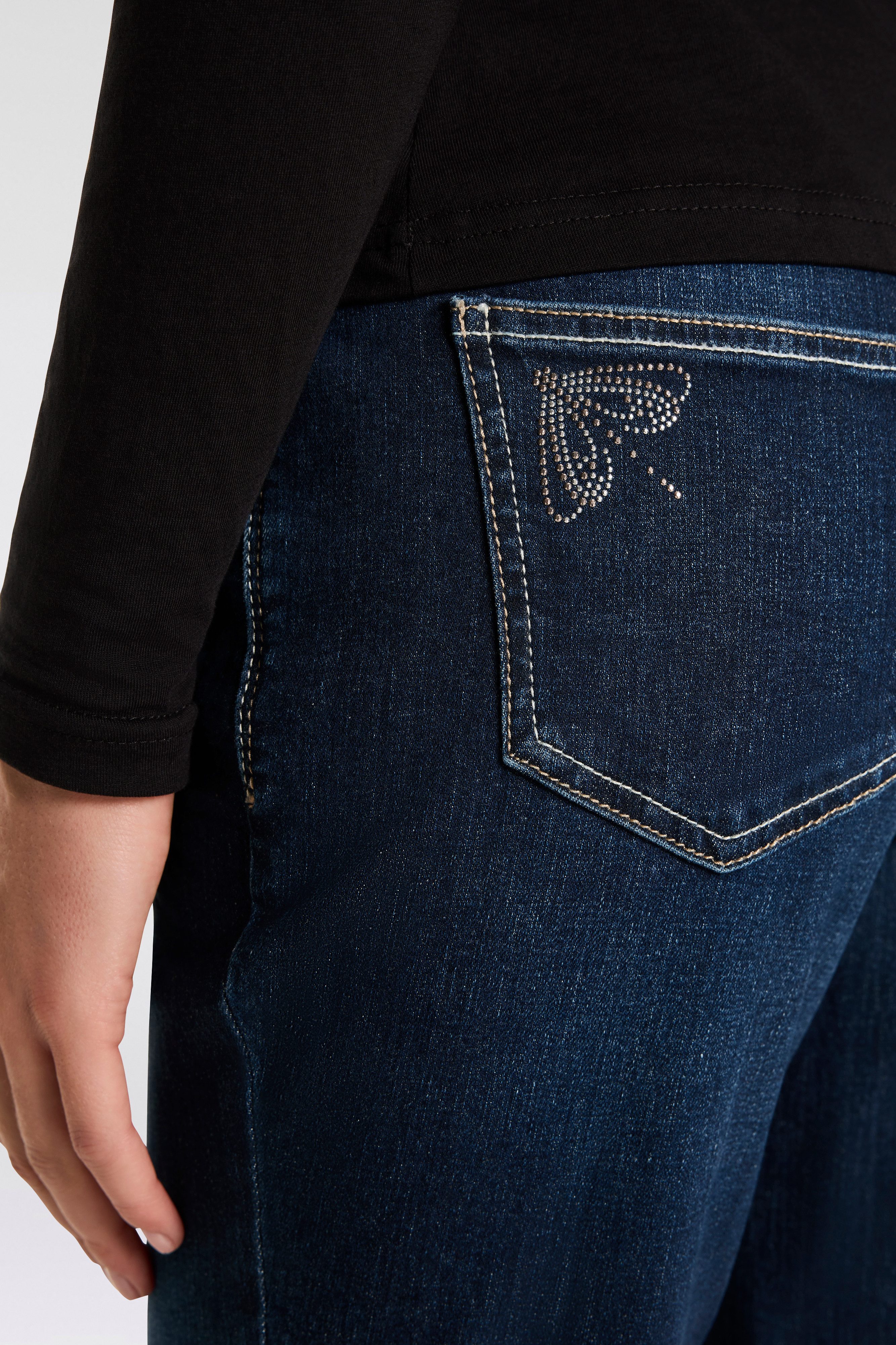 MAC Straight jeans MELANIE dragon-fly Decoratieve nietendetails op de achterzak