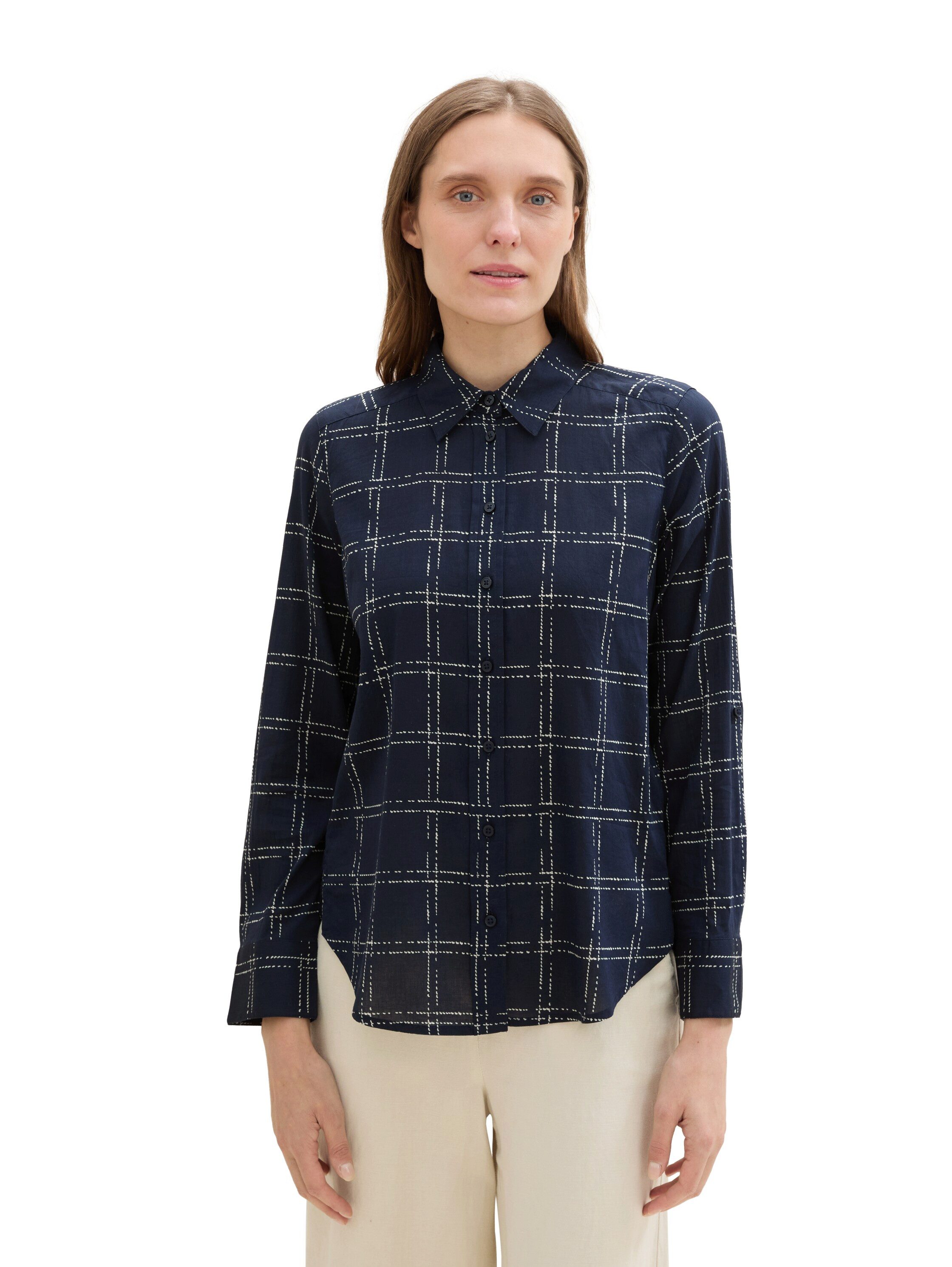 Tom Tailor Blouse met lange mouwen met print all-over