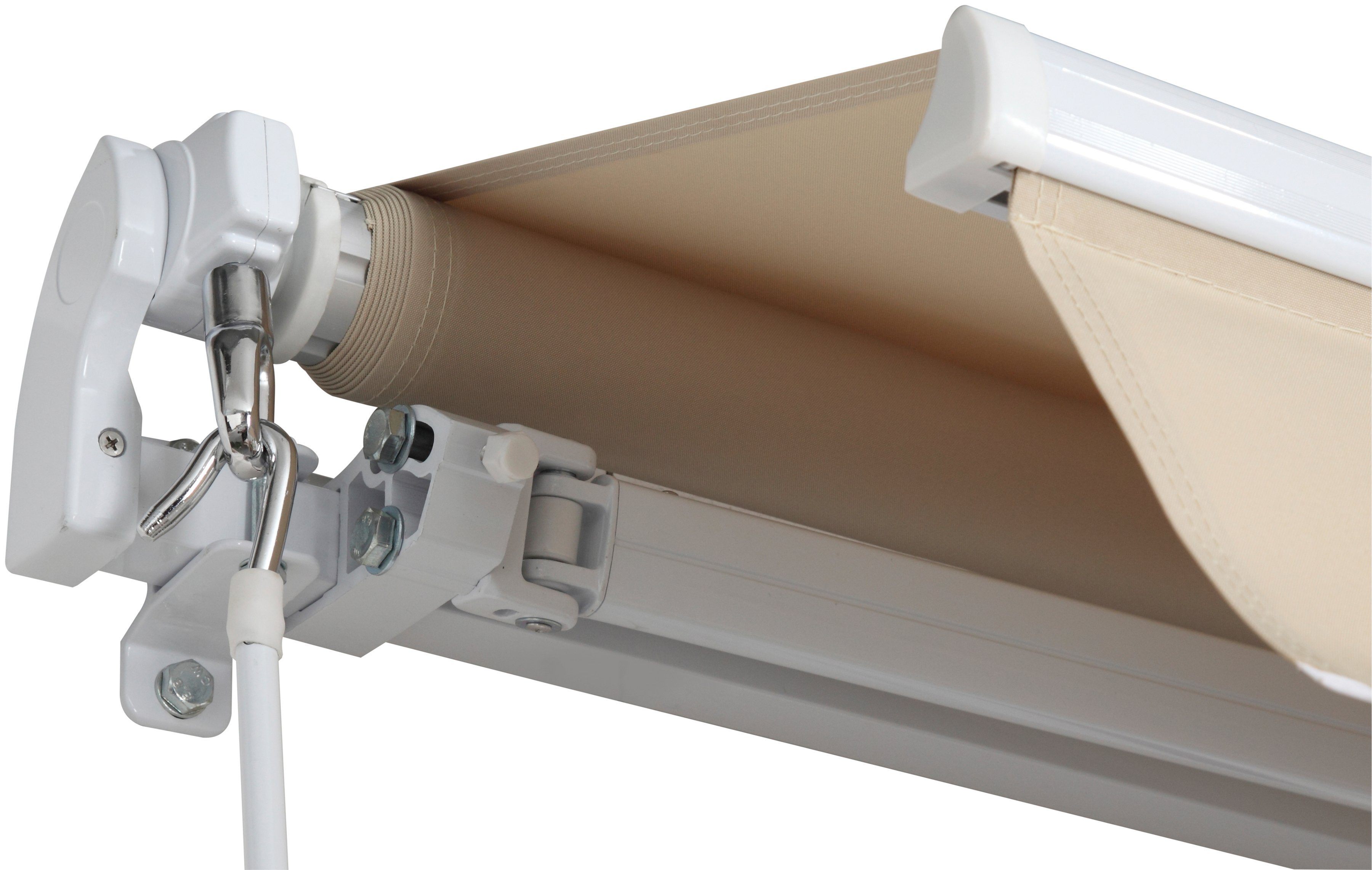 KONIFERA Zonnescherm met knikarm Breedte/uitval: 295x200 cm, hellingshoek verstelbaar