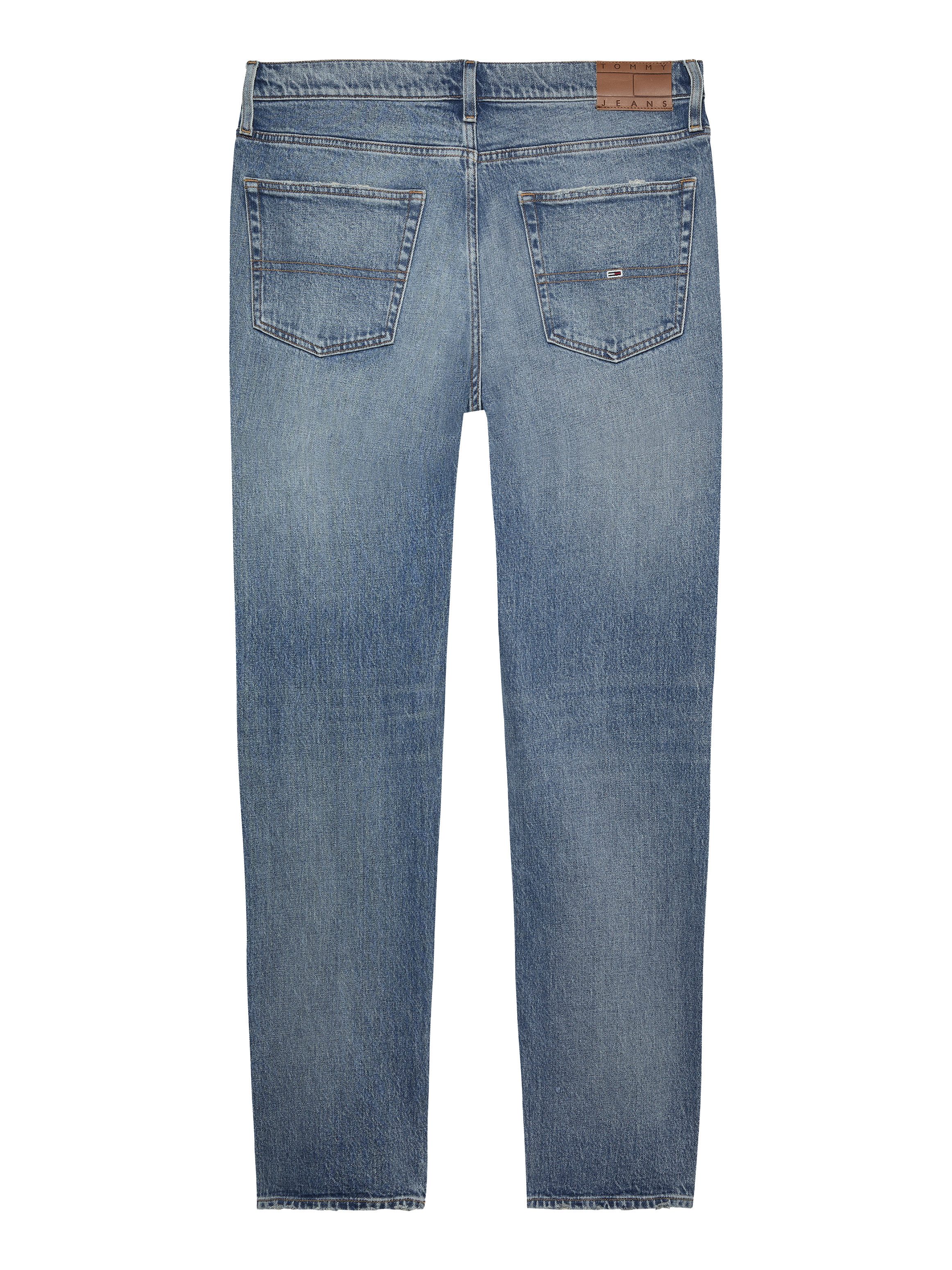 TOMMY JEANS Slim fit jeans RYAN SLIM STRAIGHT met gestempeld logo