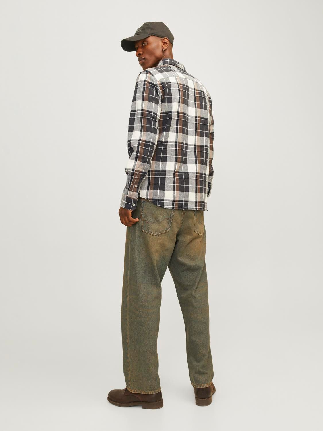 Jack & Jones Overhemd met lange mouwen JPRBLUBROOK CHECK STRUCTURE L S SHIRT SN