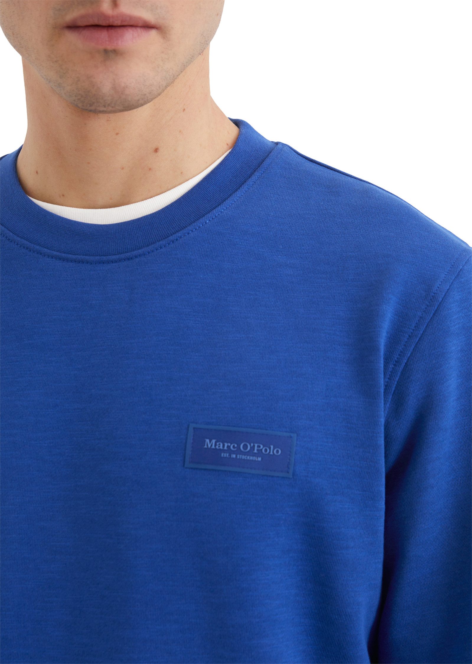 Marc O'Polo Sweatshirt met licht onregelmatige slub-sweatstructuur