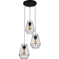 britop lighting hanglamp endorfina decoratieve lamp van metaal, bijpassende lm e27 - exclusief, made in europe (1 stuk) zwart