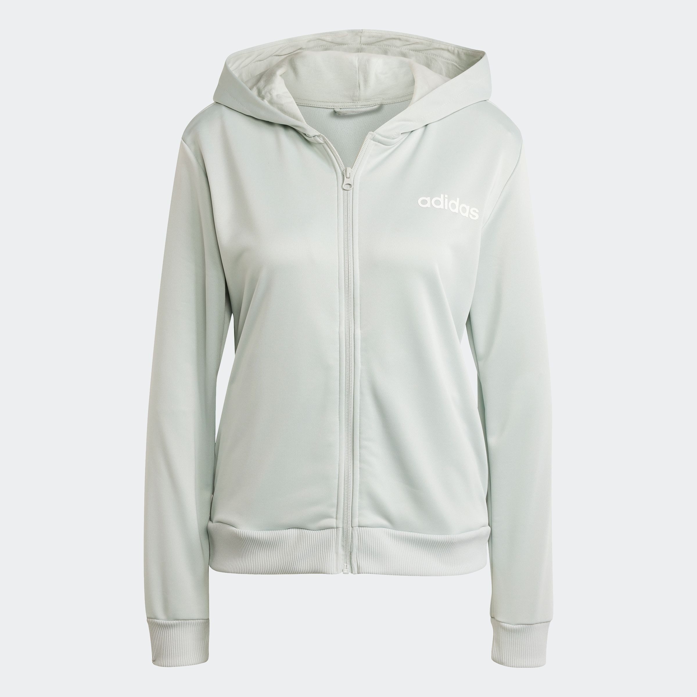 adidas Sportswear Trainingspak W LINEAR TS Trainingsjack met capuchon, trainingspak (2-delig)