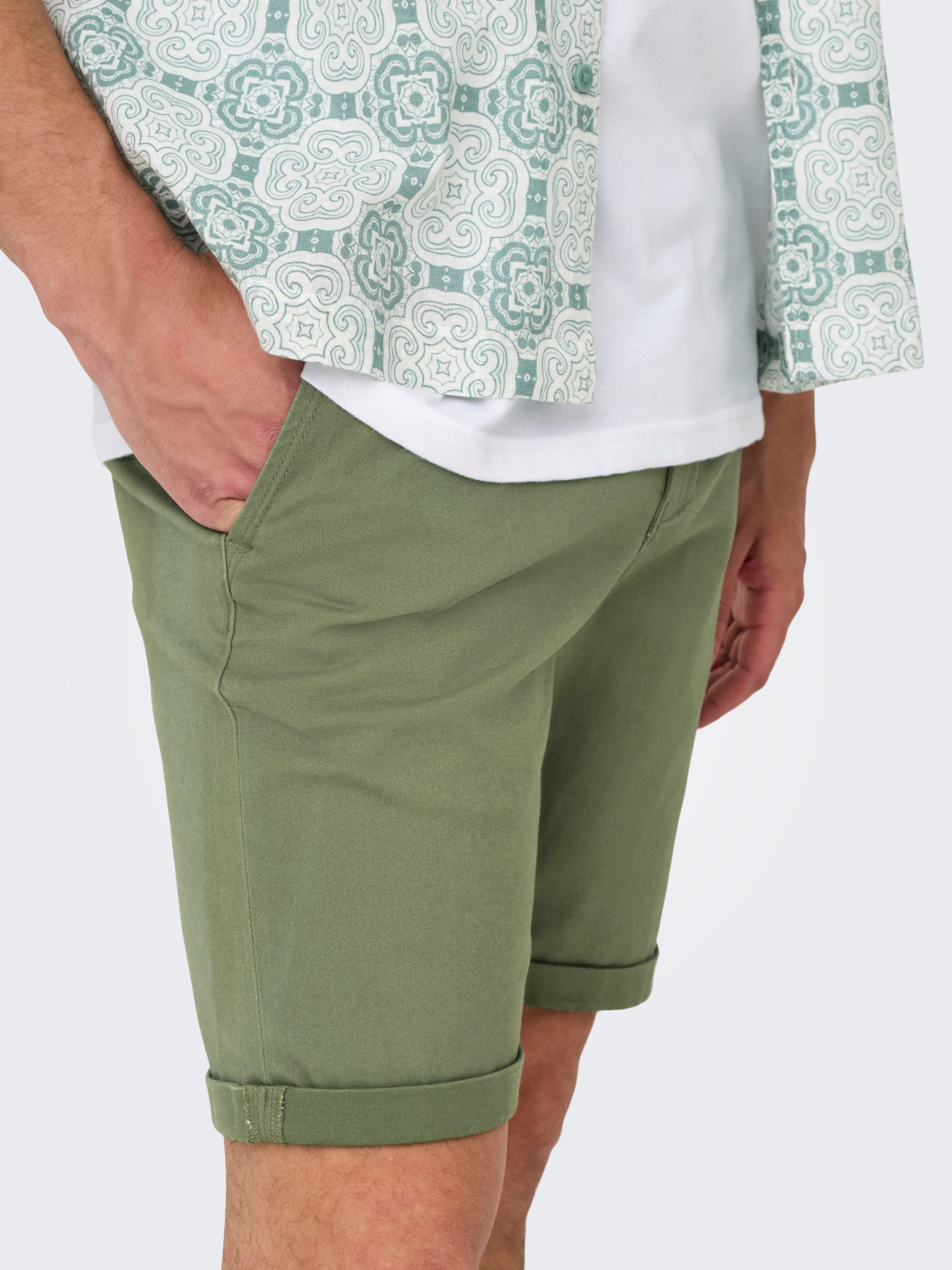 ONLY & SONS Chino-short ONSPETER LIFE REGULAR 0013 SHORTS NOOS