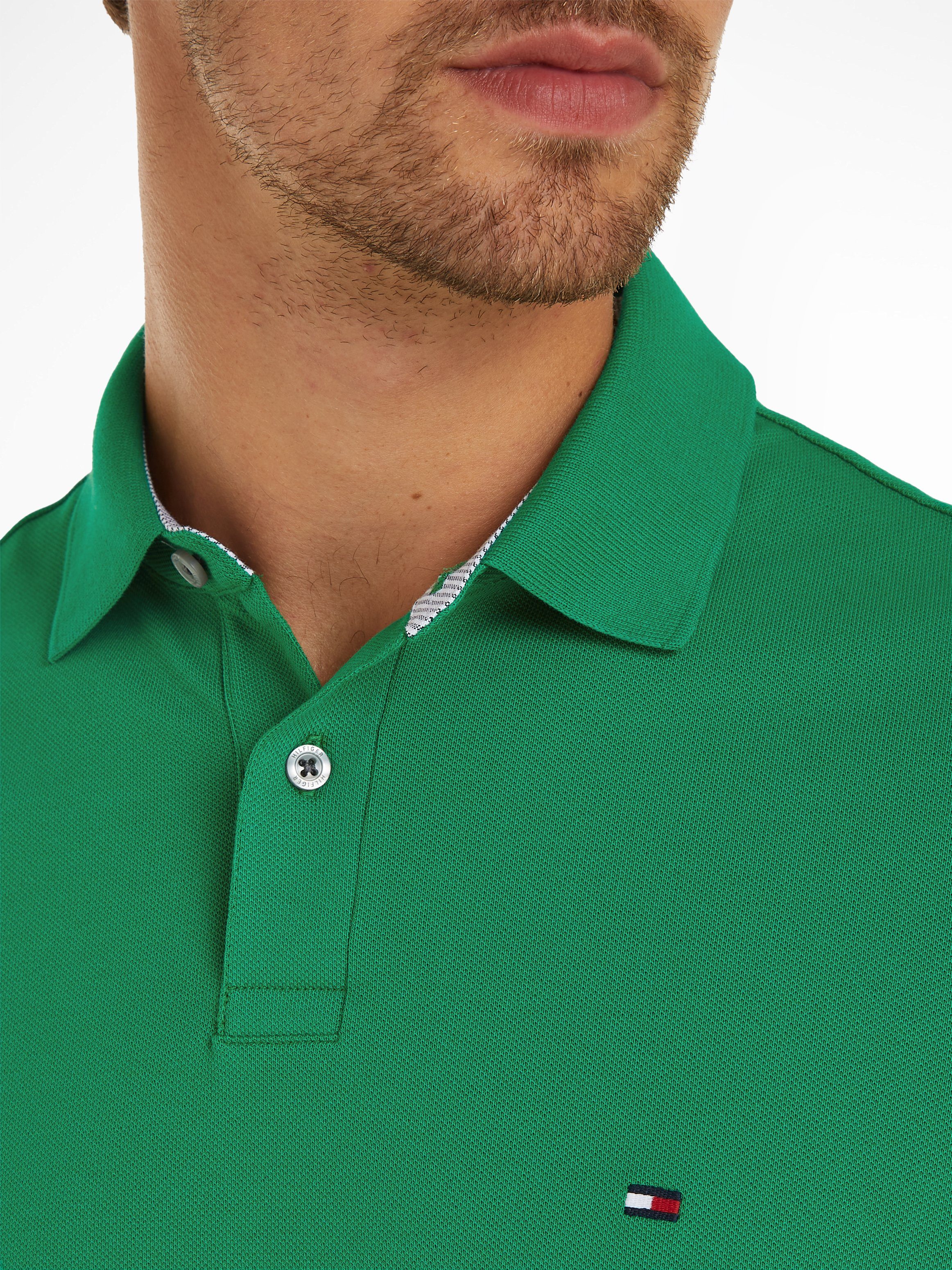 Tommy Hilfiger Poloshirt met tommy hilfiger contraststrepen in de kraag