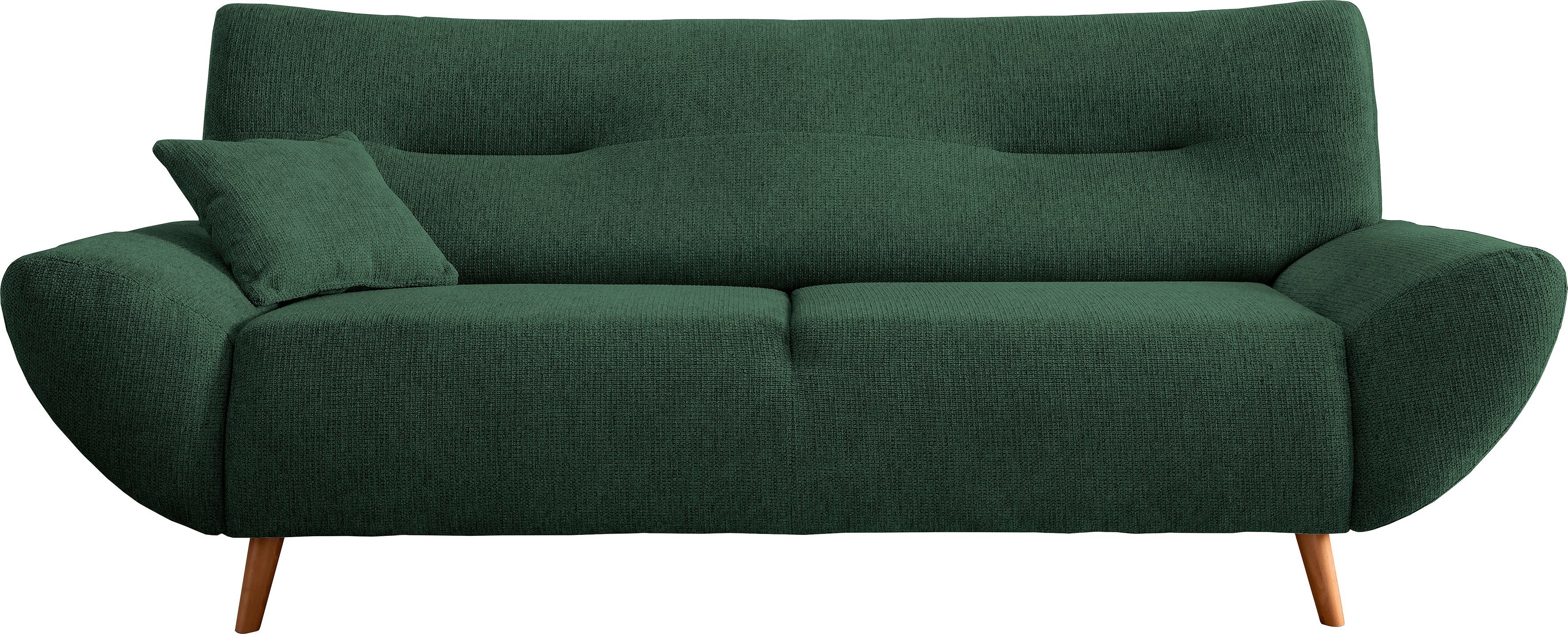 INOSIGN Zithoek Drago, modern en tijdloos, actuele vormtaal, comfortabel leverbaar als fauteuil/hoekbank, diverse stoffen, incl. 2 sierkussens (set, 2-delig)