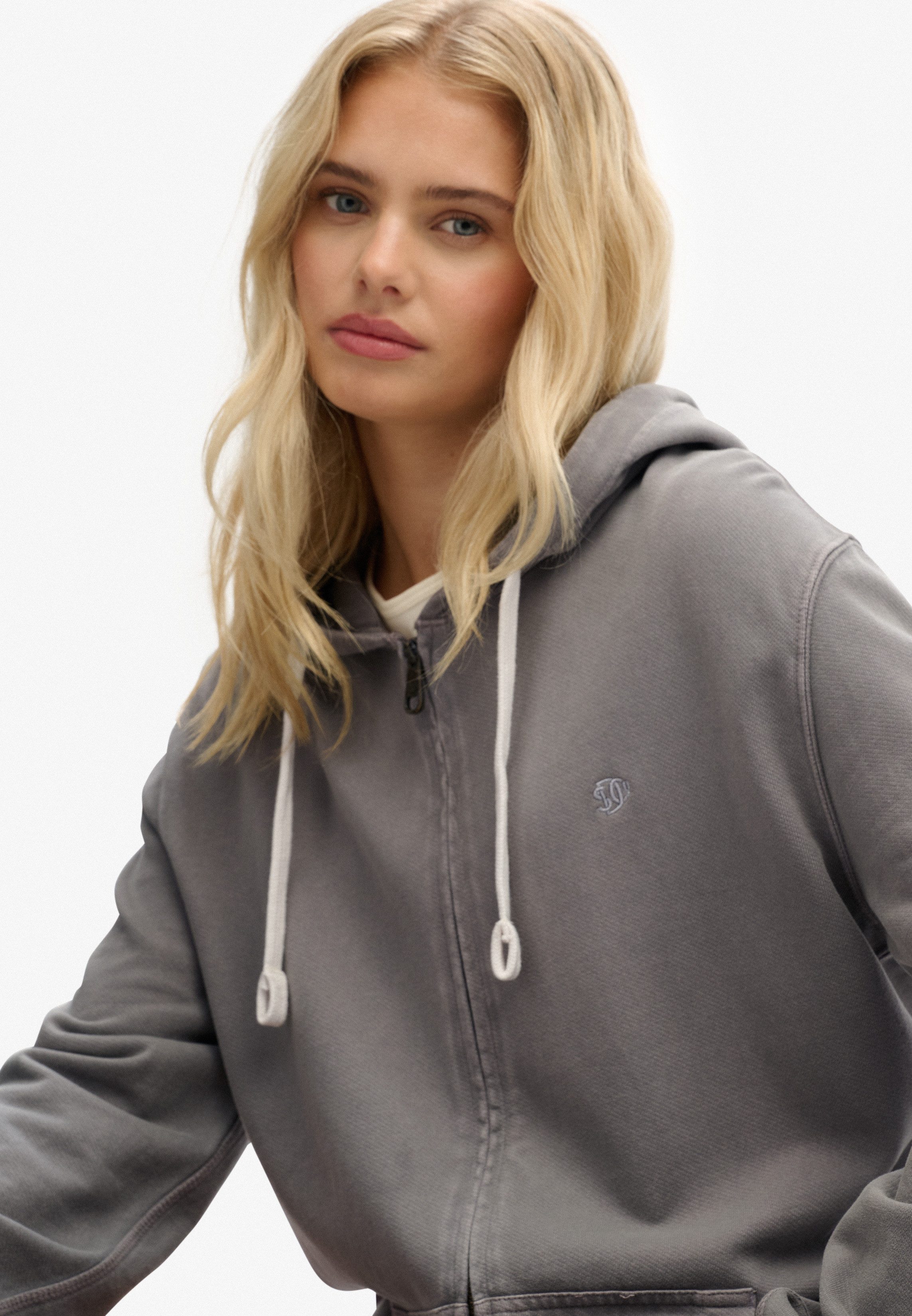 Superdry Capuchonsweatvest CLASSIC ESSENTIAL ZIPHOOD