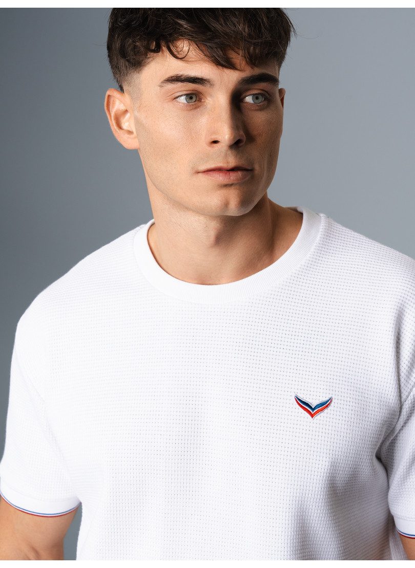 Trigema T-shirt TRIGEMA oversized T-shirt in wafel look (1-delig)