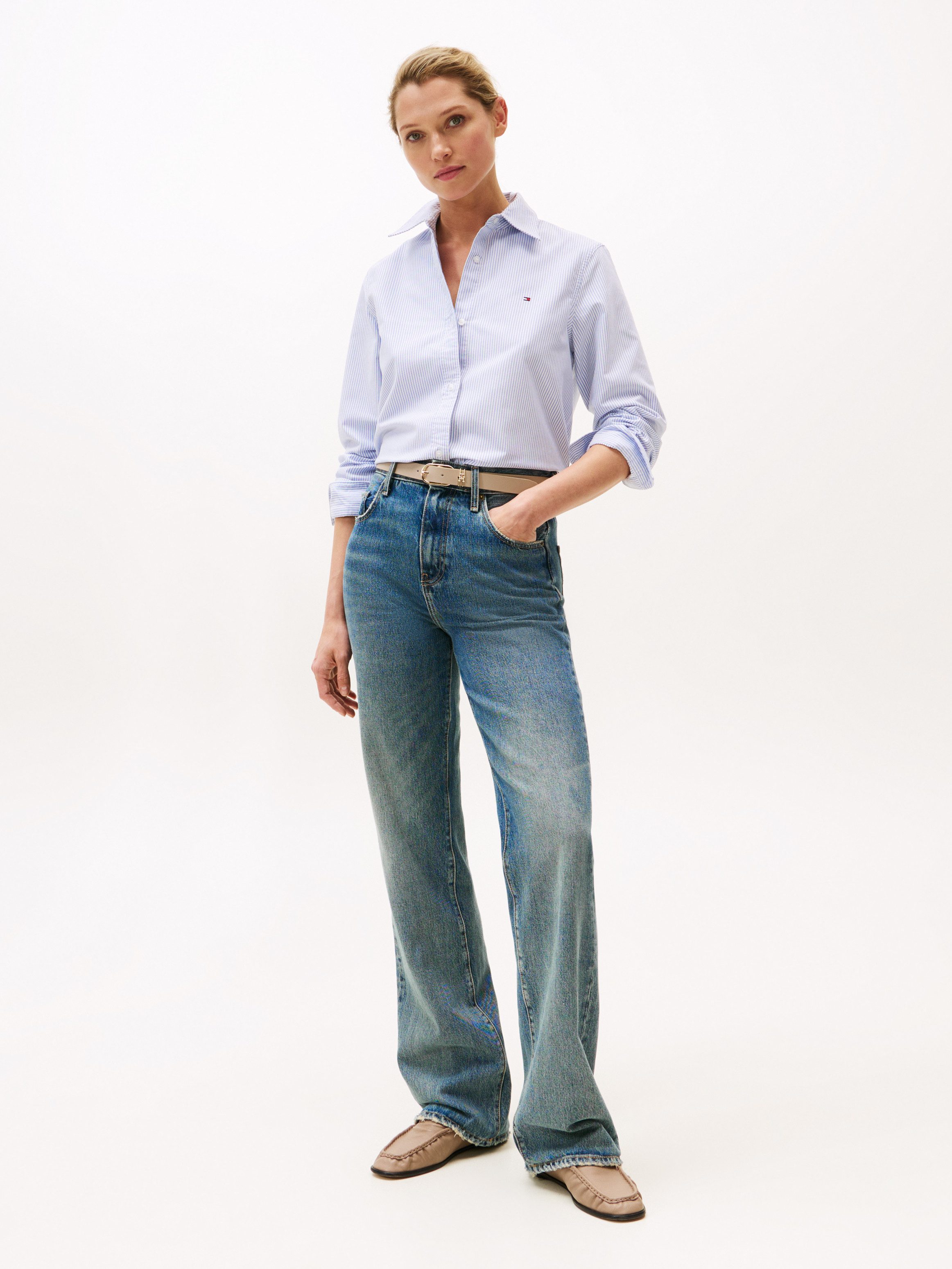 Tommy Hilfiger Overhemdblouse OXFORD RELAXED FIT SHIRT
