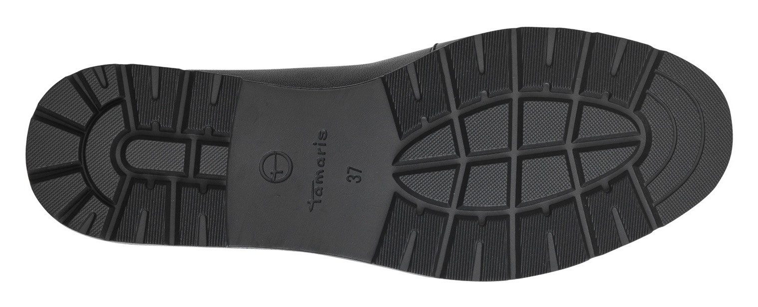 Tamaris Instappers loafer, lage schoen, instapschoen met elegante sierketting