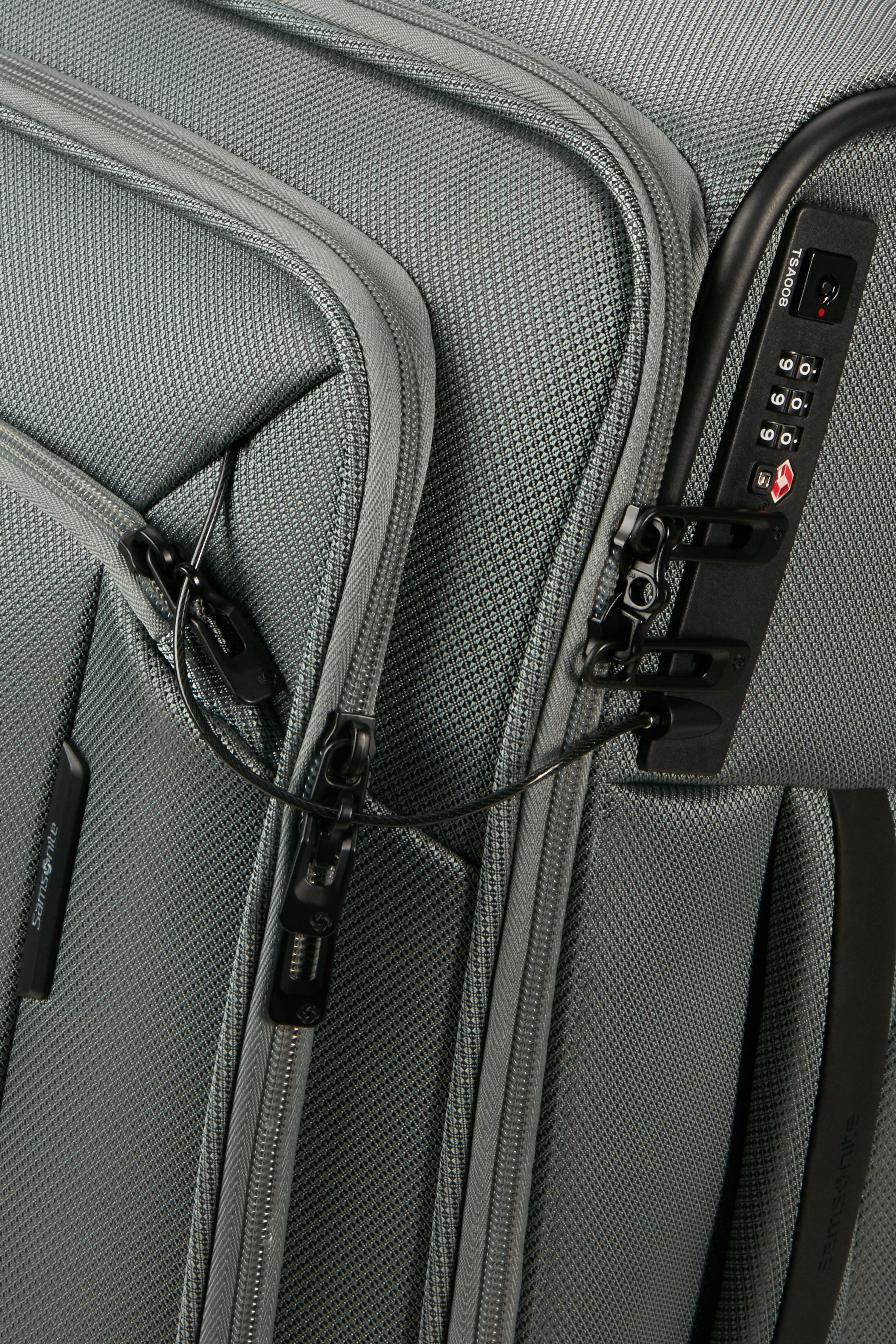 Samsonite Zachte bagage trolley RESPARK 55 Trolley reisbagage handbagage zachte koffer TSA-cijferslot