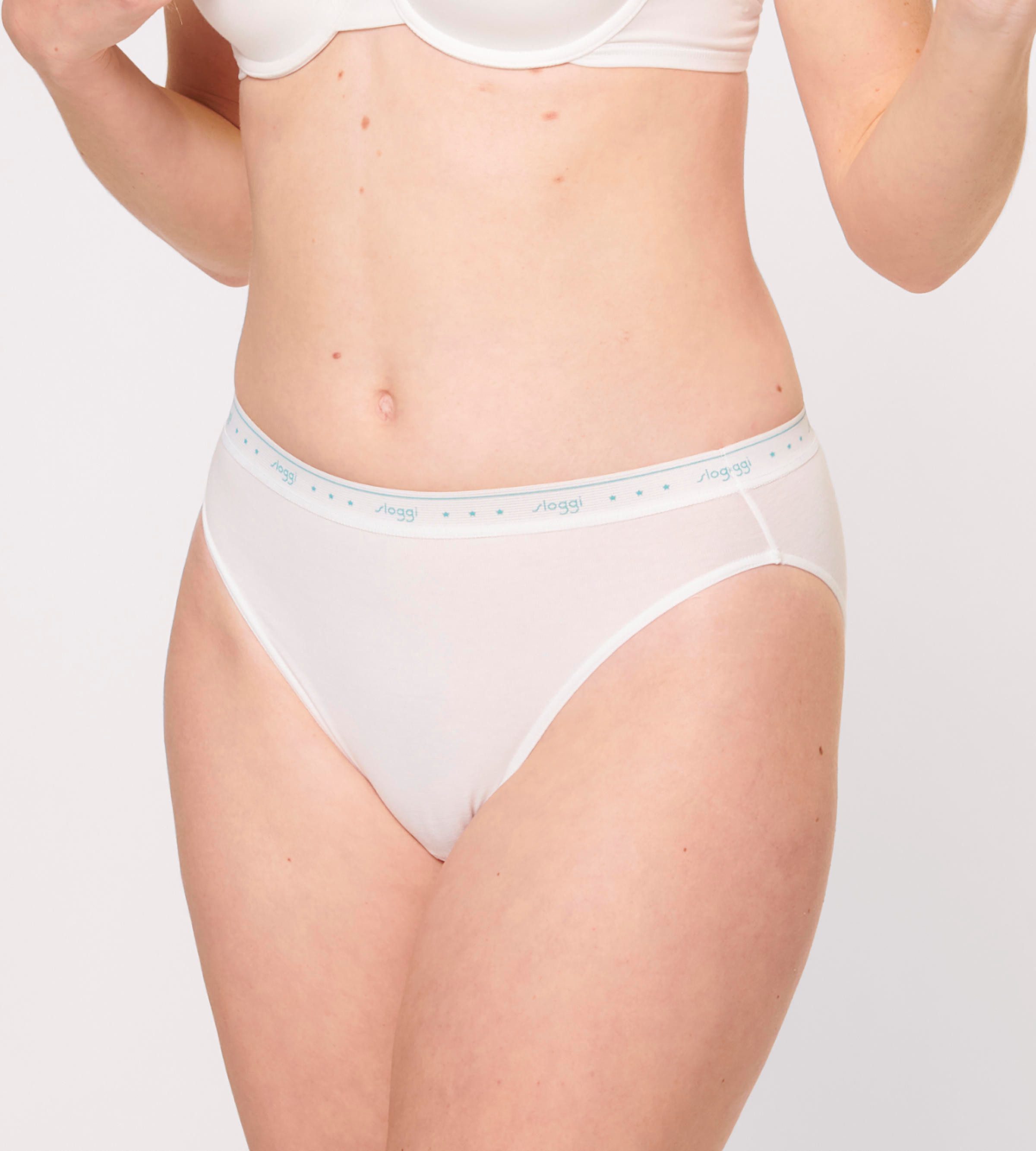 Sloggi Tai slip 24/7 100 Tai 3P elastische band met sloggi-logo-inscriptie (Set van 3)