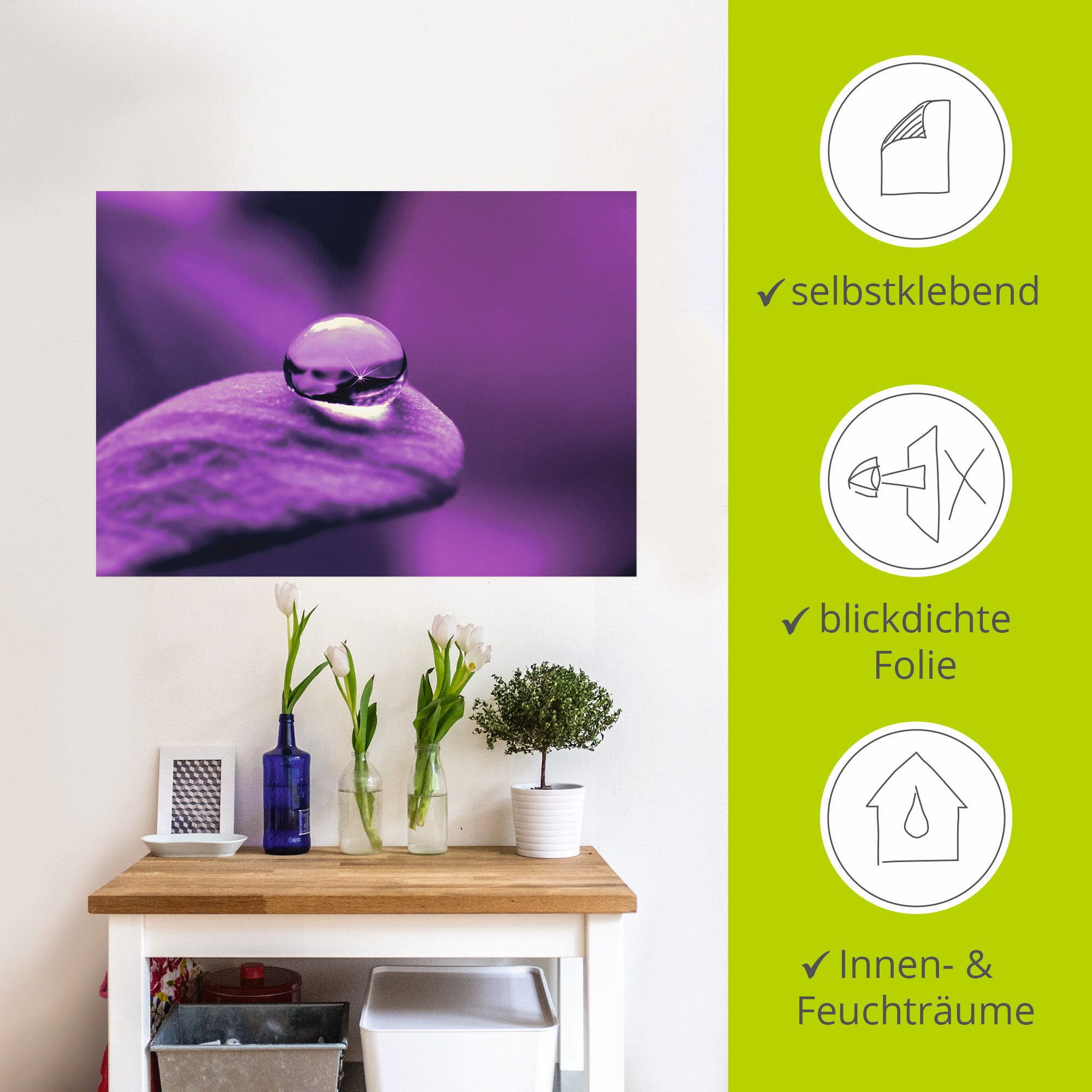 Artland Artprint Amethist als artprint op linnen, poster, muursticker in verschillende maten