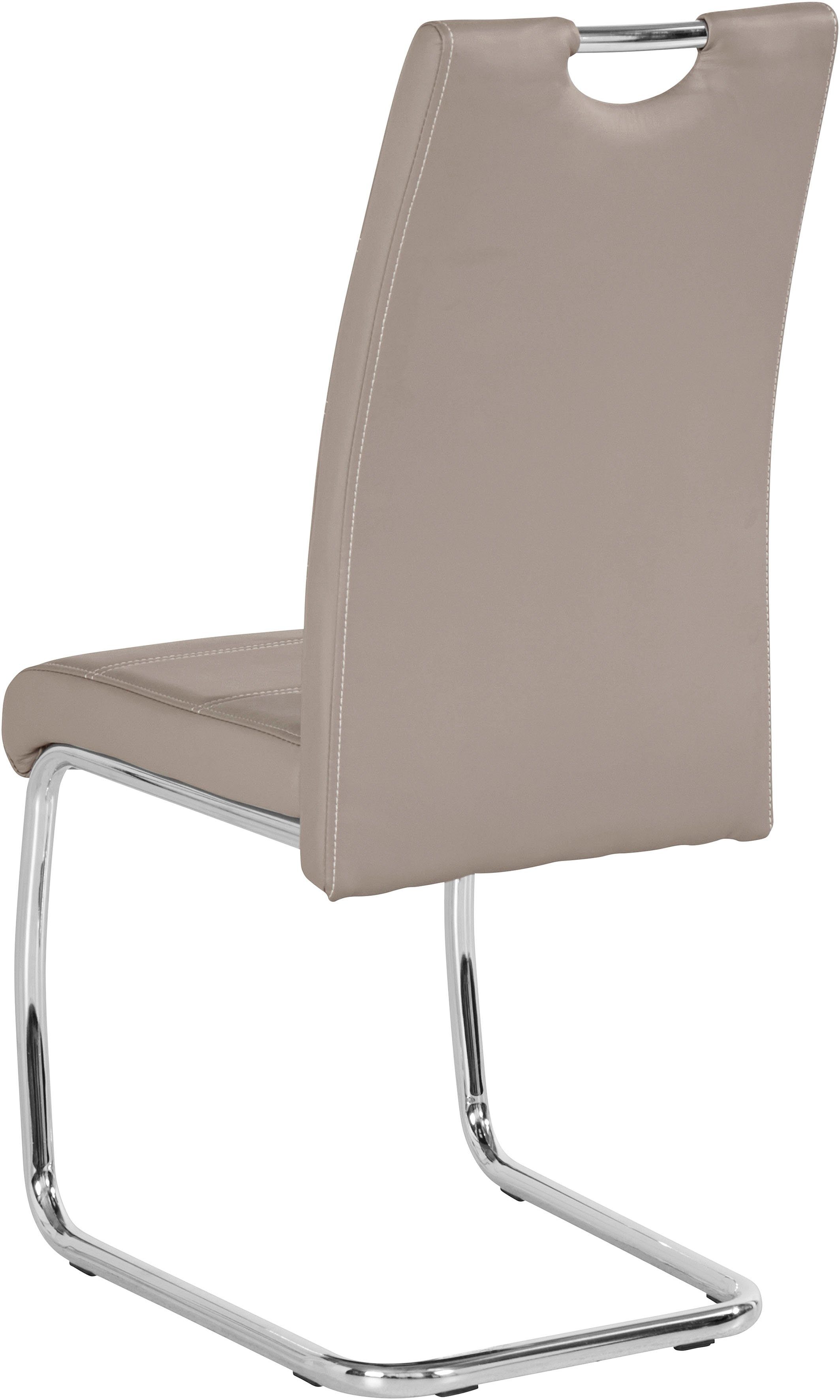 HELA Vrijdragende stoel Flora, eetkamerstoelen 1, 2 of 4 stuks, vrijdragende stoel