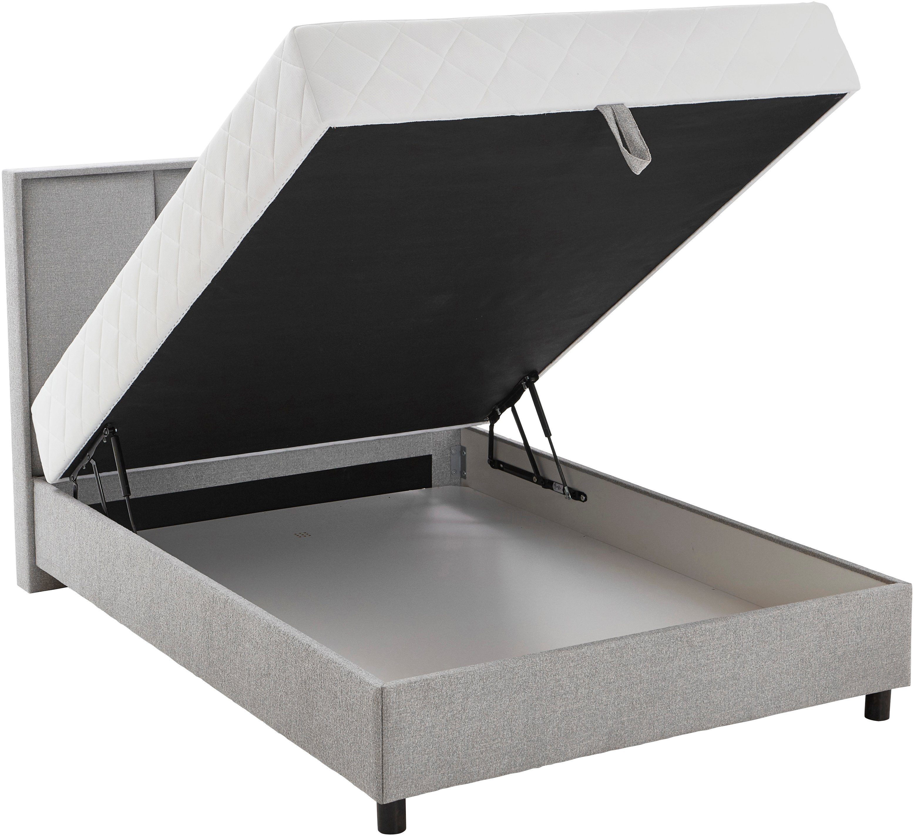 ATLANTIC home collection Boxspring ARLA met pocketveringsmatras en bedkist
