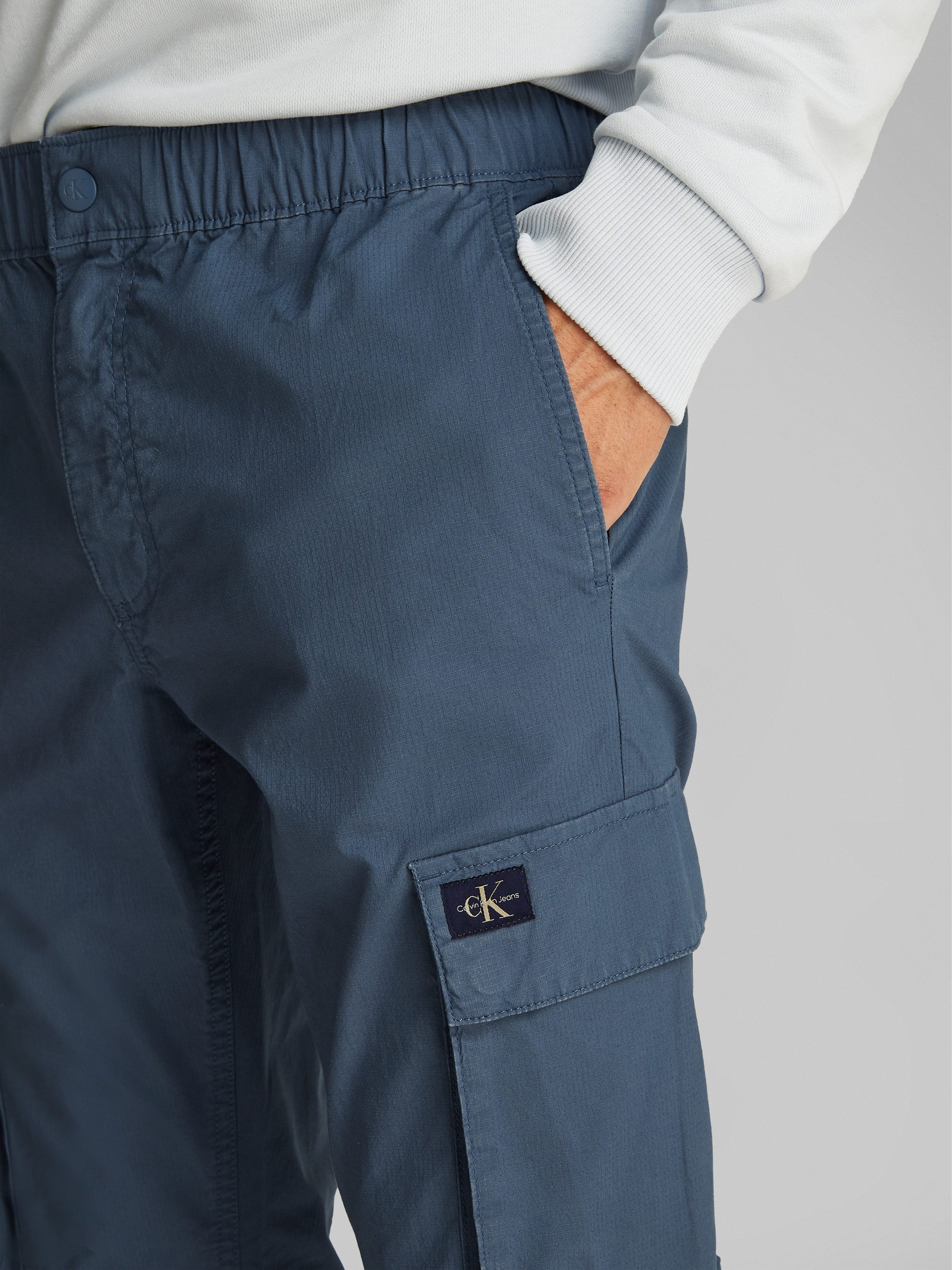 Calvin Klein Cargobroek SKINNY CARGO met stretchboorden