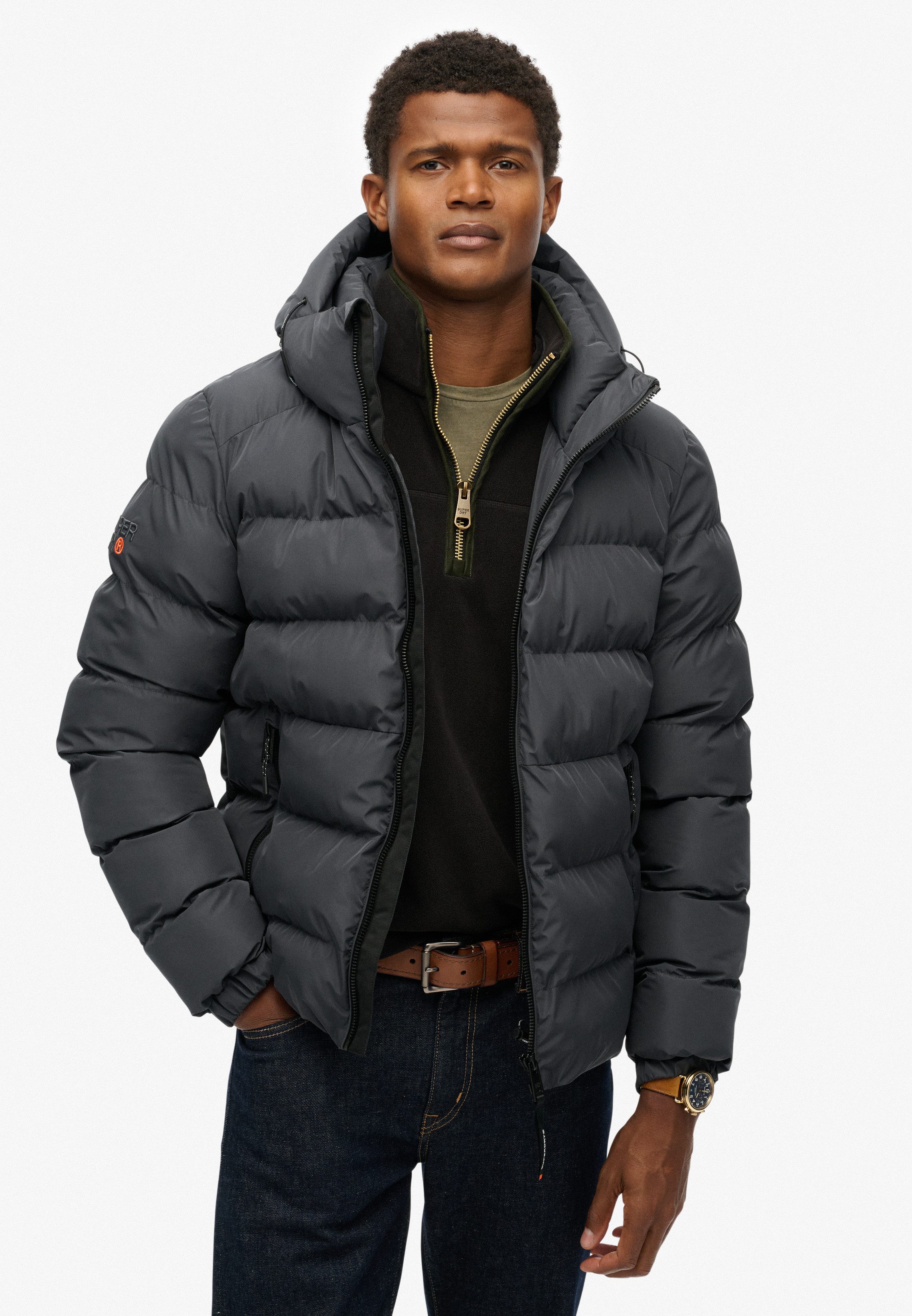Superdry Gewatteerde jas HOODED SPORTS PUFFER JACKET