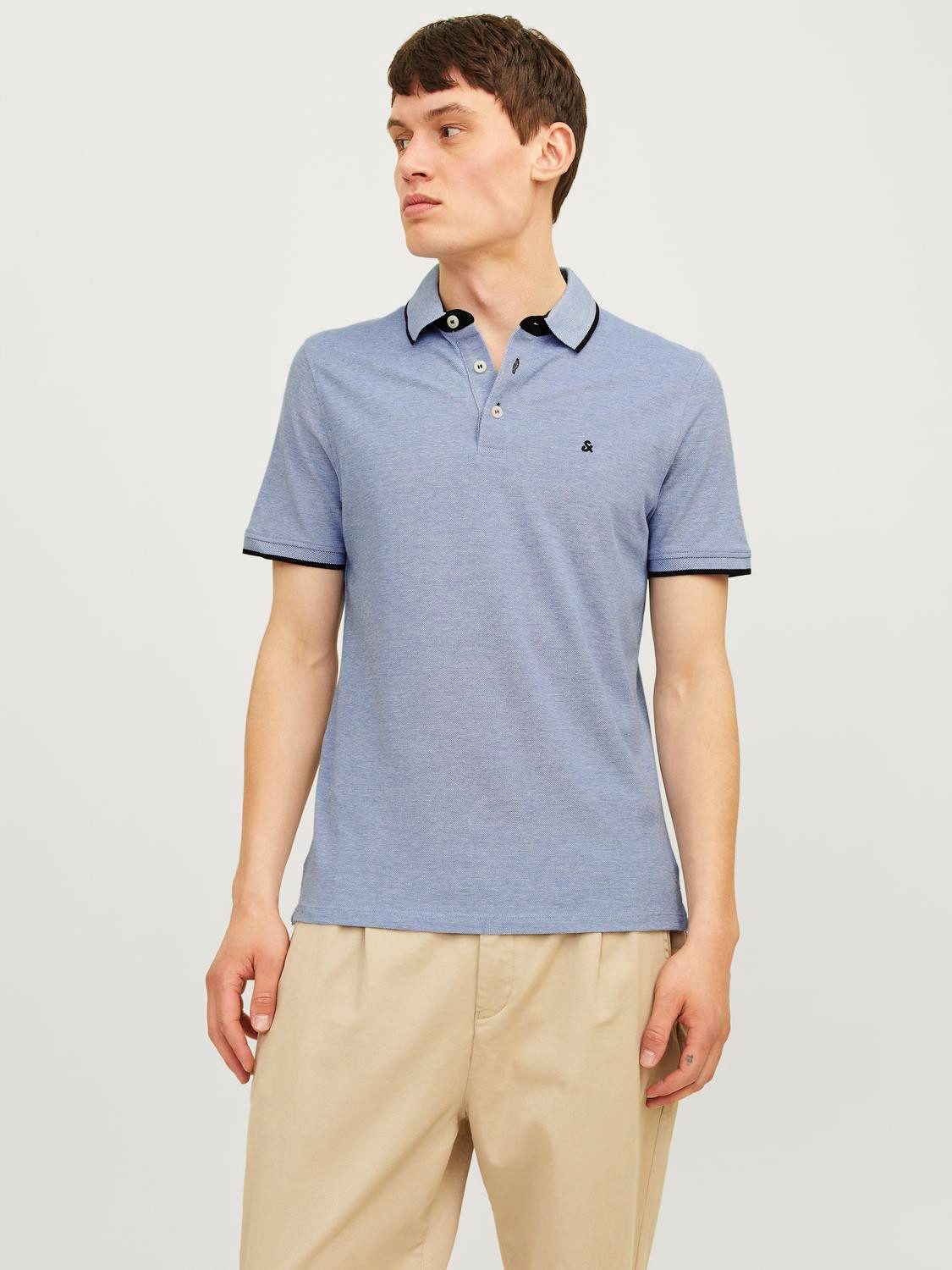 Jack & Jones Poloshirt JJEPAULOS POLO SS 2PK MP NOOS (2-delig, Set van 2)