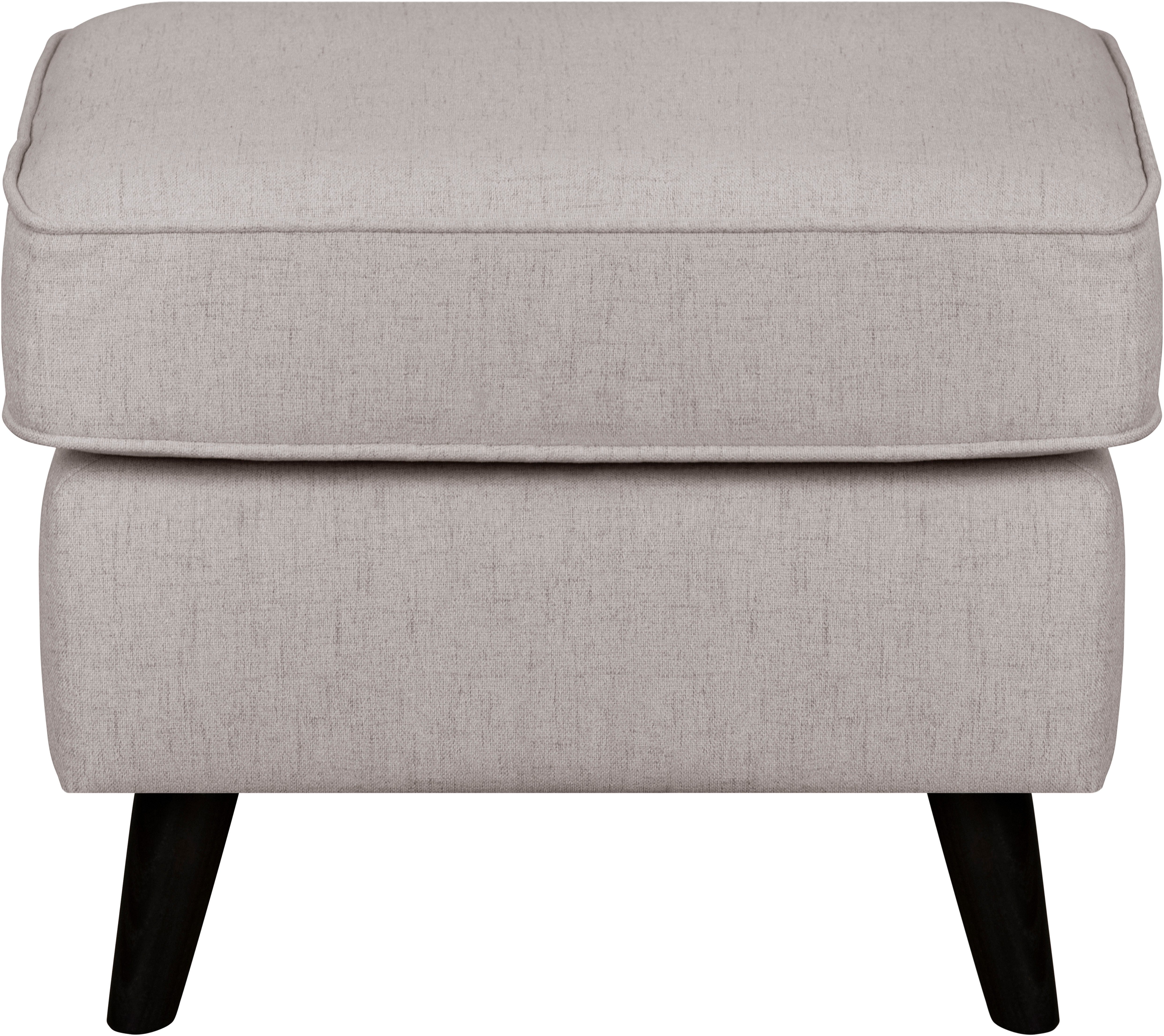 Home affaire Hocker Poef CHISTELLE, ook in bouclé met golfondersteuning, afmetingen: bxdxh: 57x57x46 cm