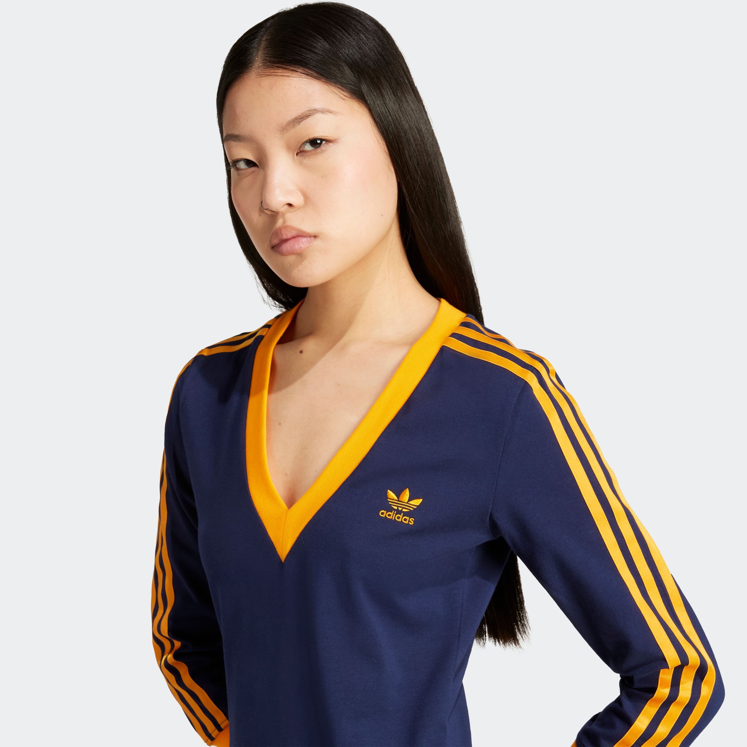 adidas Originals Maxi-jurk MAXI DRESS V (1-delig)