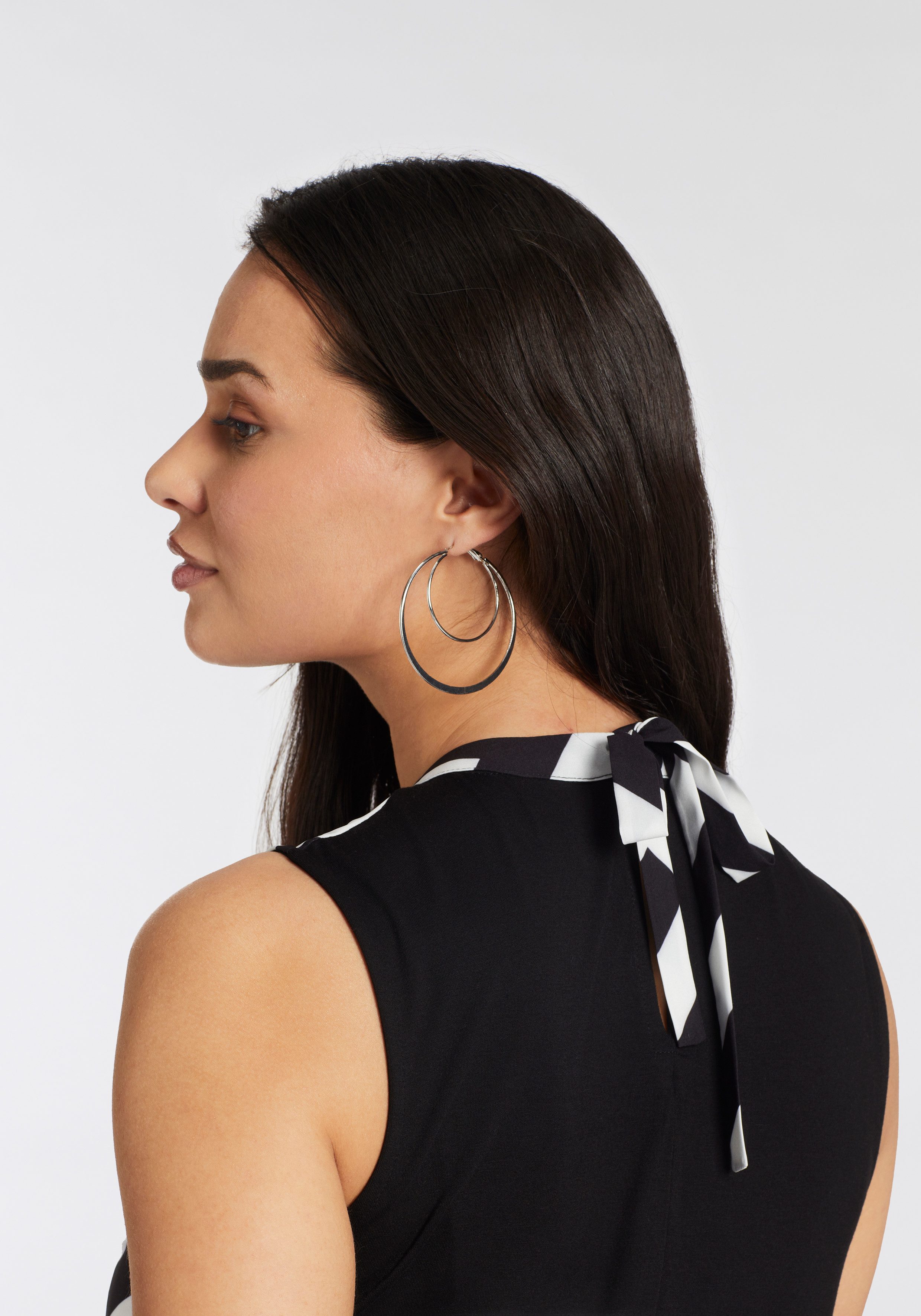 Laura Scott Top met moderne print all-over