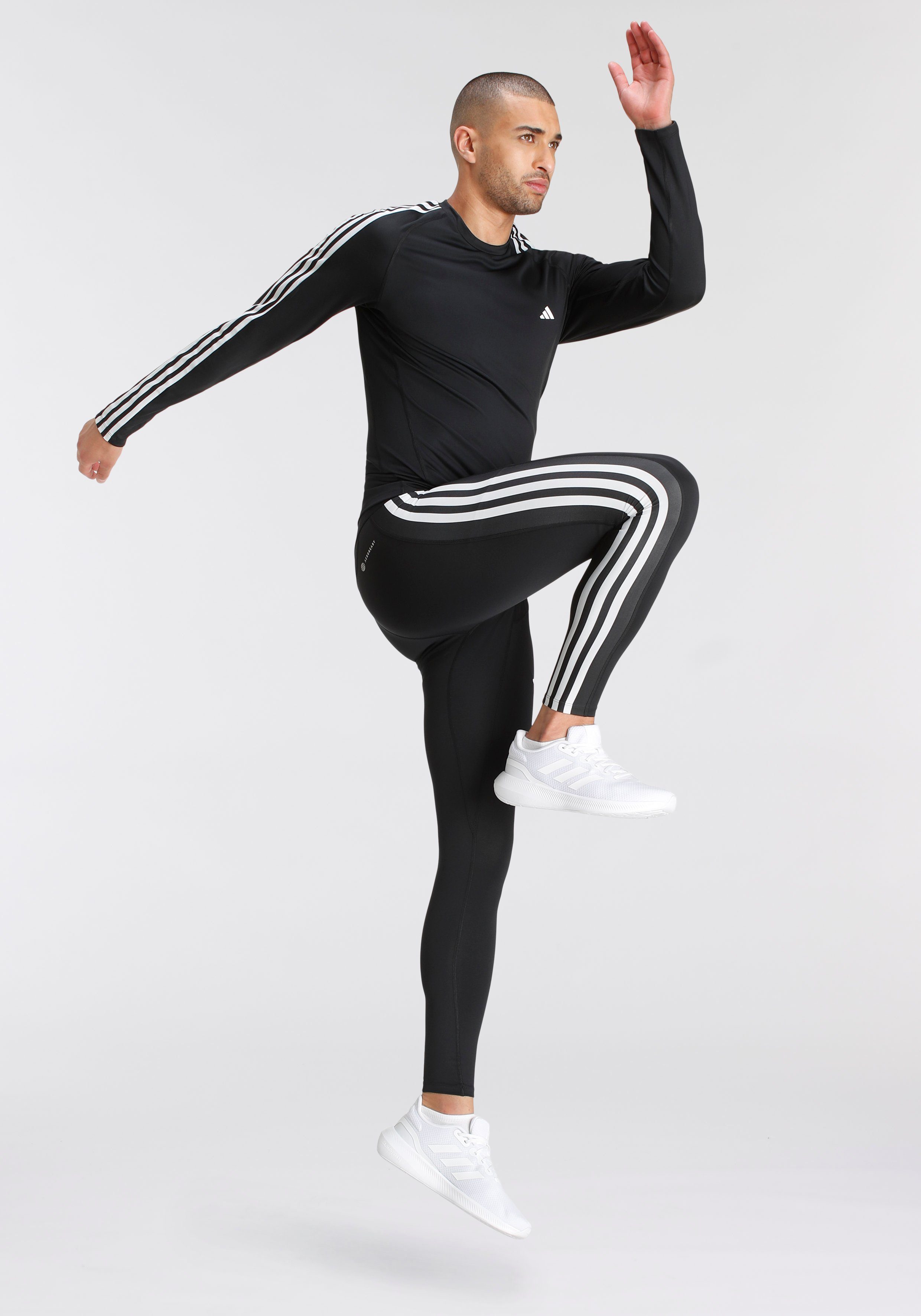 adidas Performance Short TECHFIT 3STREPEN TRAINING KURZE TIGHT (1-delig)