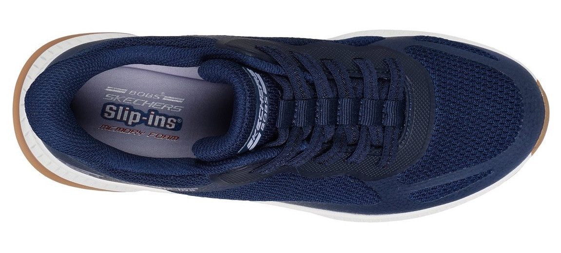 Skechers Slip-on sneakers BOBS SQUAD 4 Slippers, vrijetijdsschoen, lage schoen met memory foam